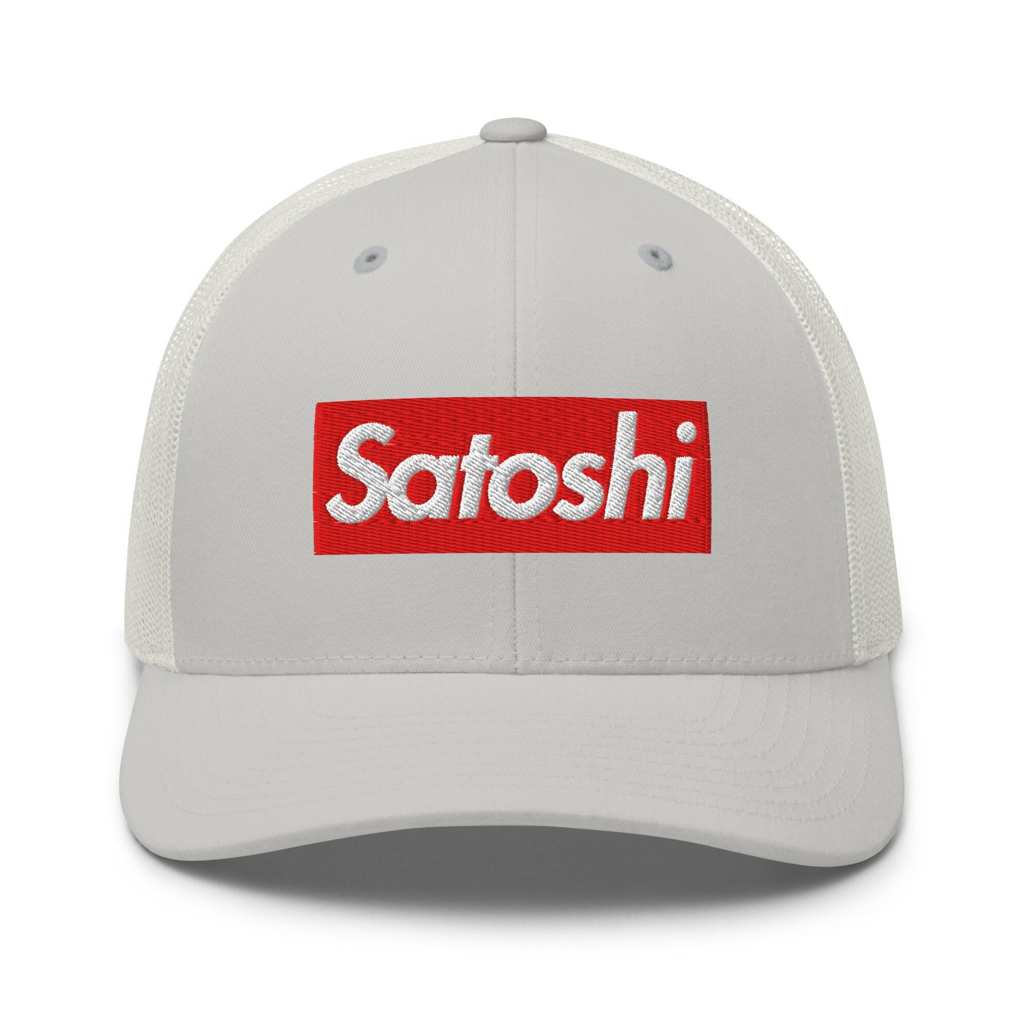 SATOSHI / Bitcoin Trucker Cap - SVRN_T Hats - The Orange Habit