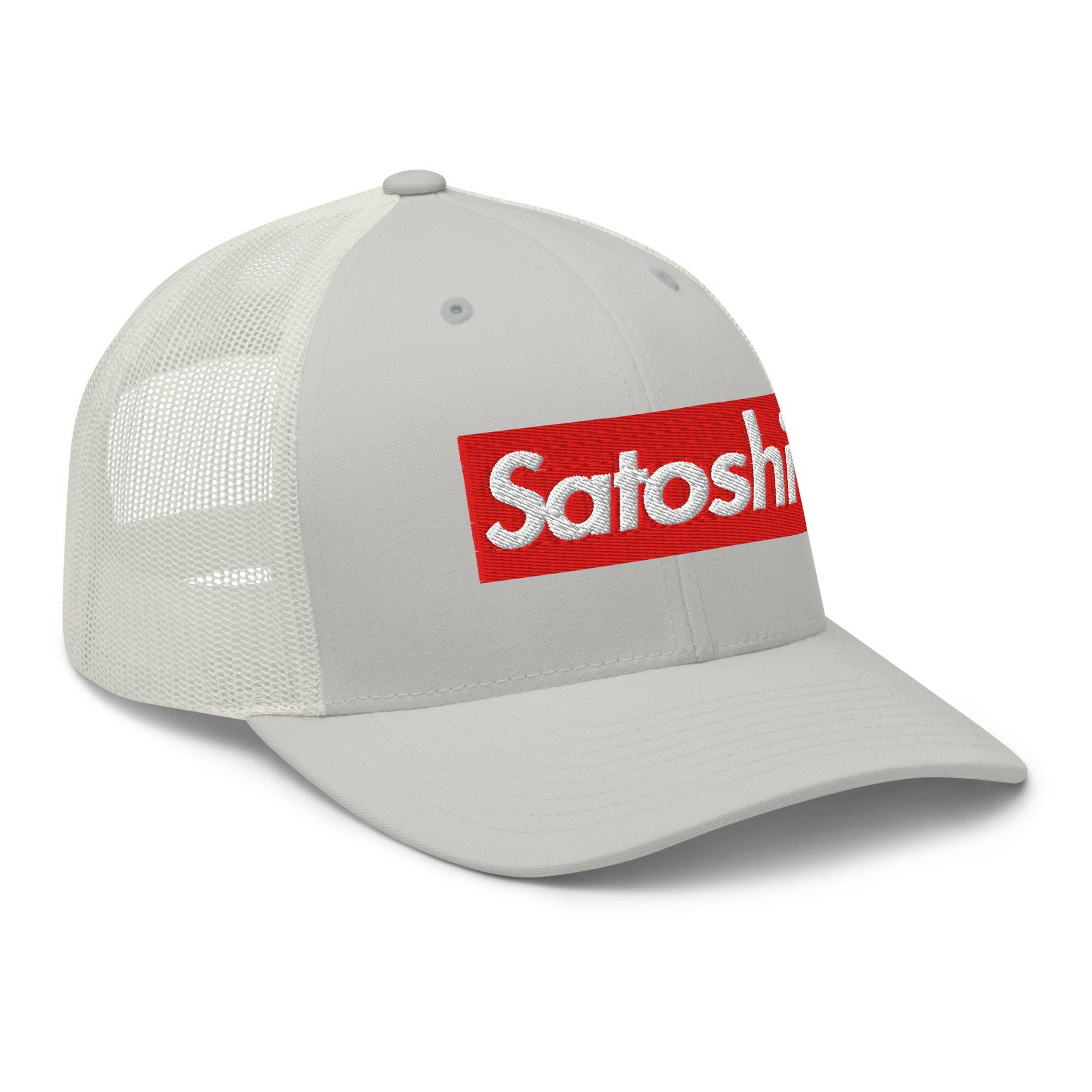 SATOSHI / Bitcoin Trucker Cap - SVRN_T Hats - The Orange Habit