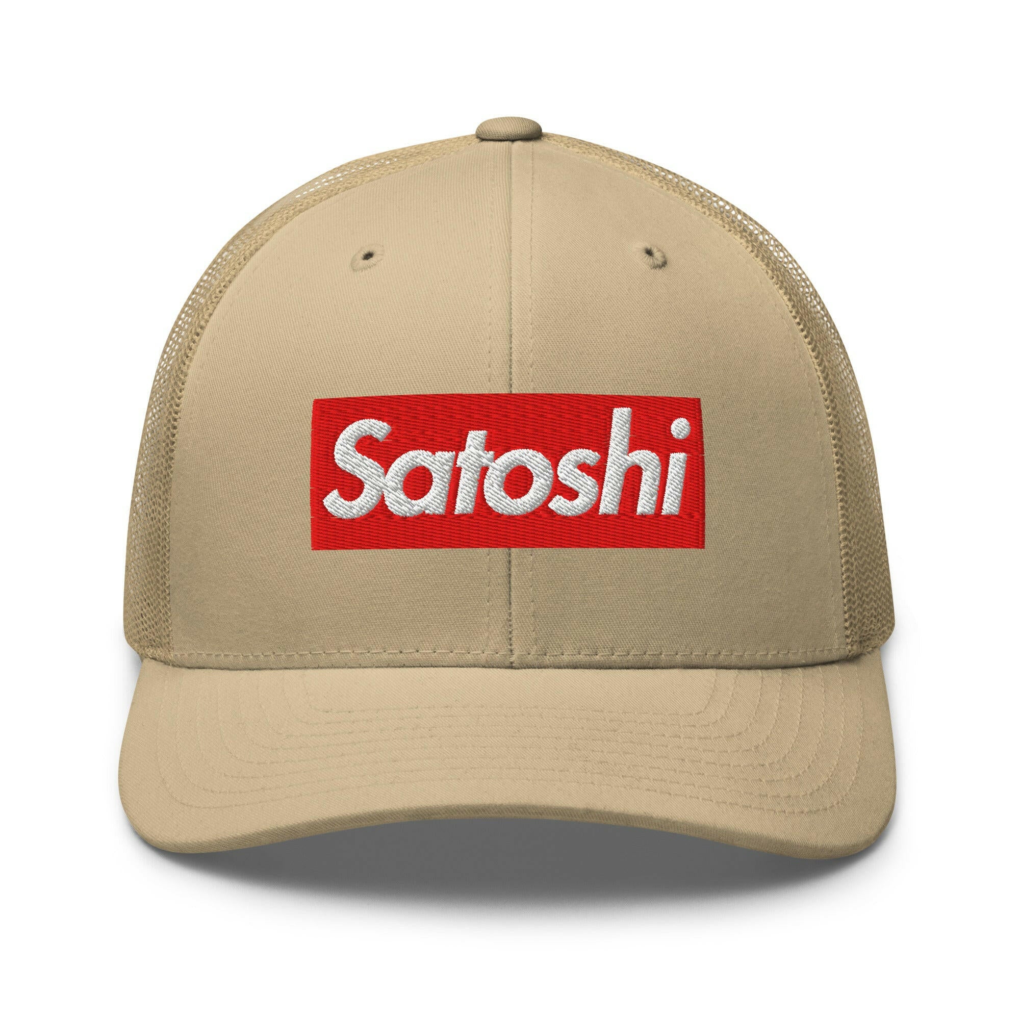 SATOSHI / Bitcoin Trucker Cap - SVRN_T Hats - The Orange Habit