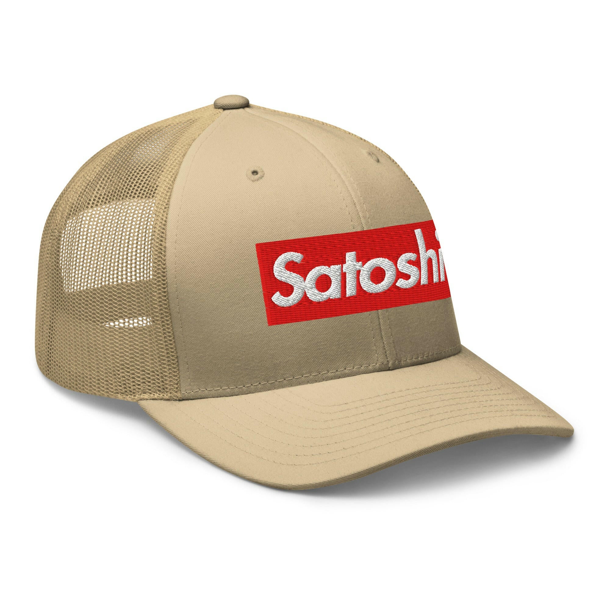 SATOSHI / Bitcoin Trucker Cap - SVRN_T Hats - The Orange Habit
