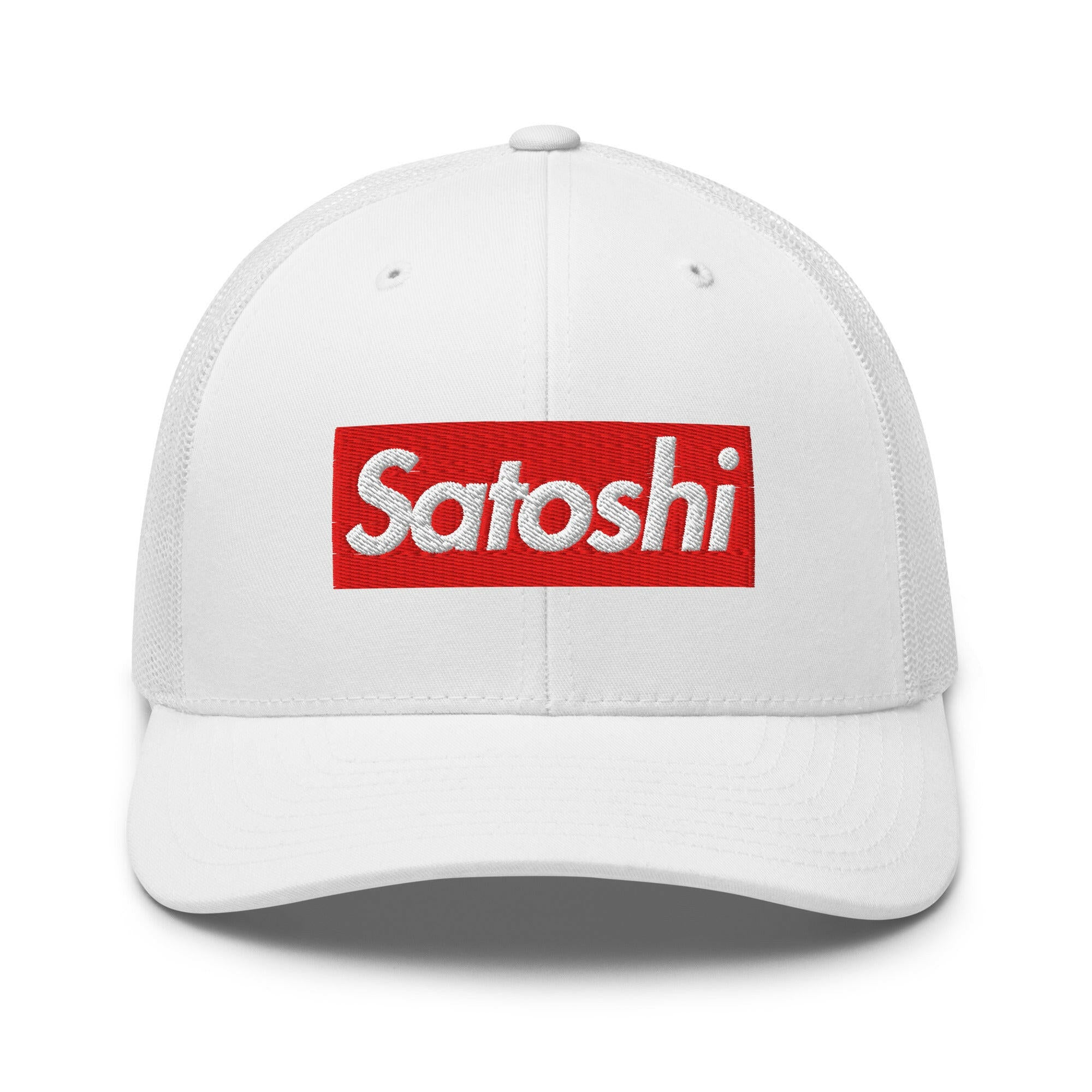 SATOSHI / Bitcoin Trucker Cap - SVRN_T Hats - The Orange Habit