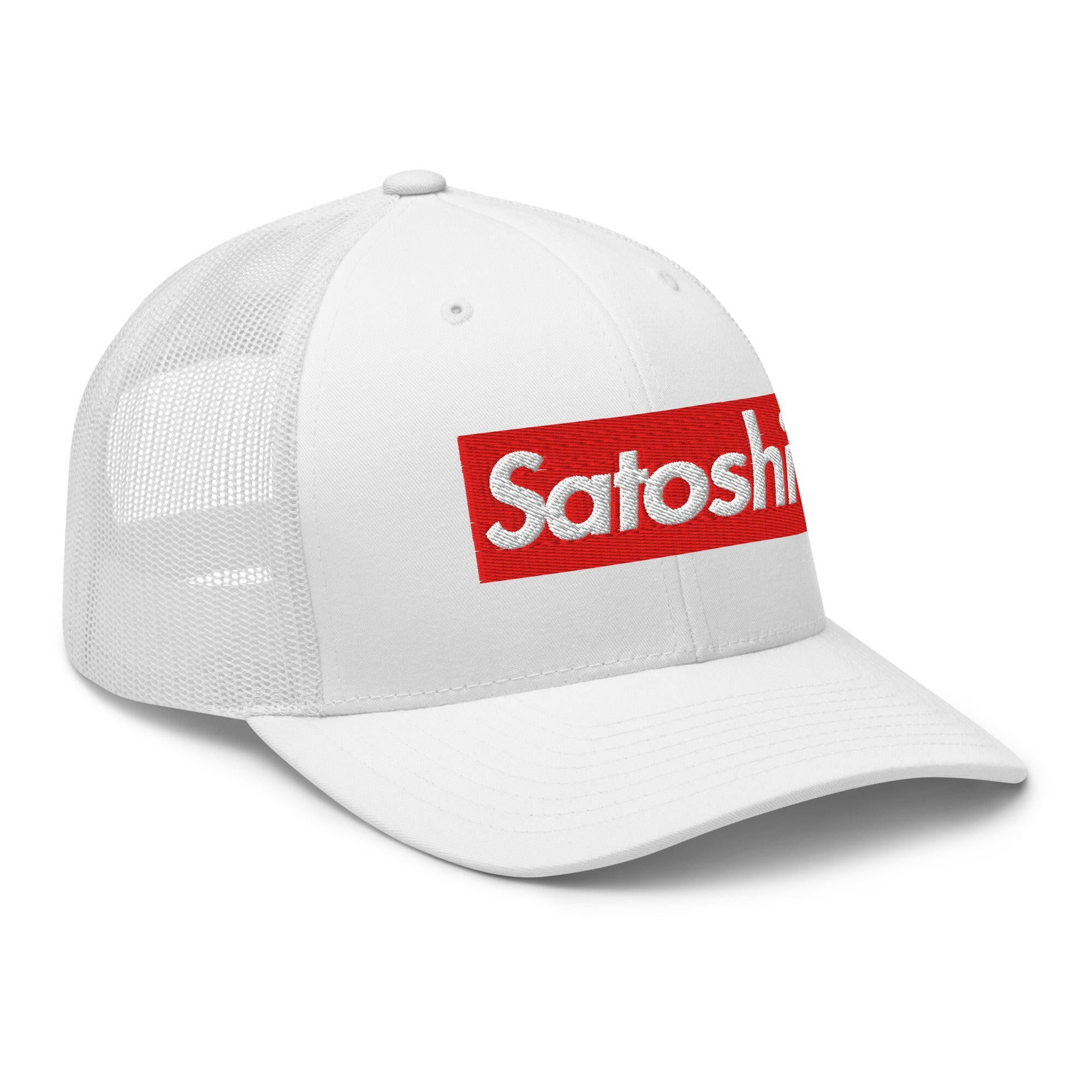 SATOSHI / Bitcoin Trucker Cap - SVRN_T Hats - The Orange Habit