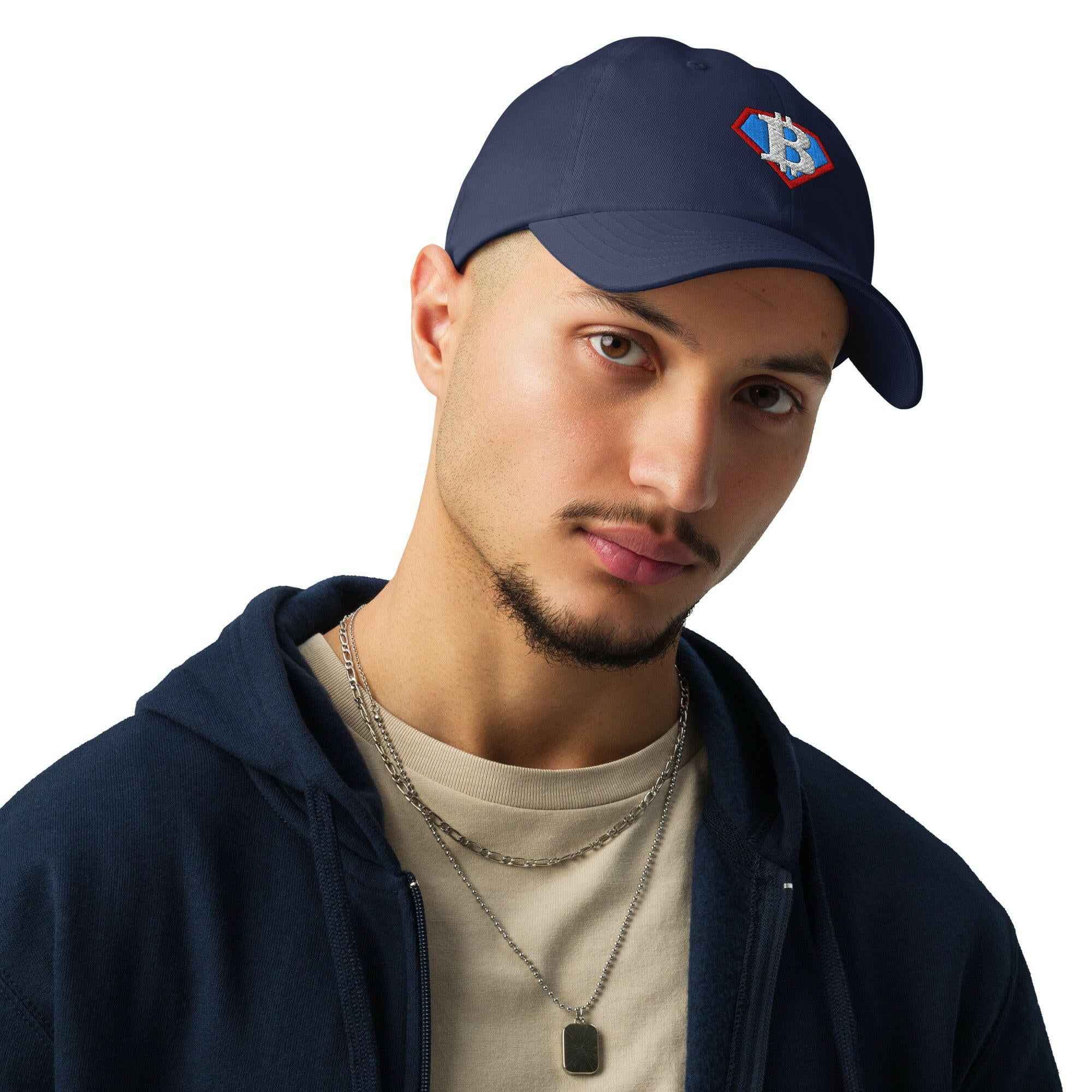SUPER B / Under Armour® Bitcoin Dad Hat - SVRN_T Hats - The Orange Habit