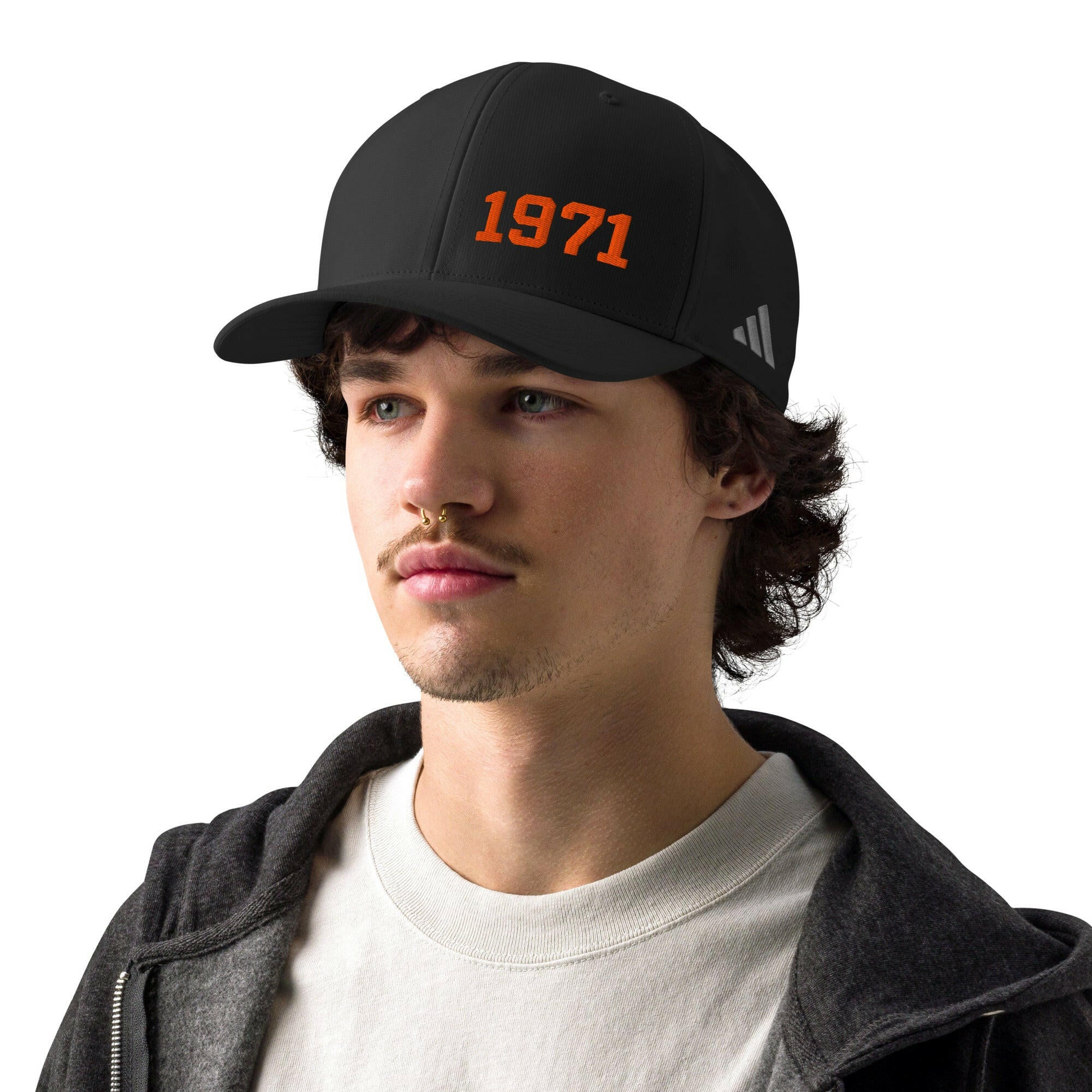 1971 / Adidas Bitcoin Hat - SVRN_T Hats - The Orange Habit