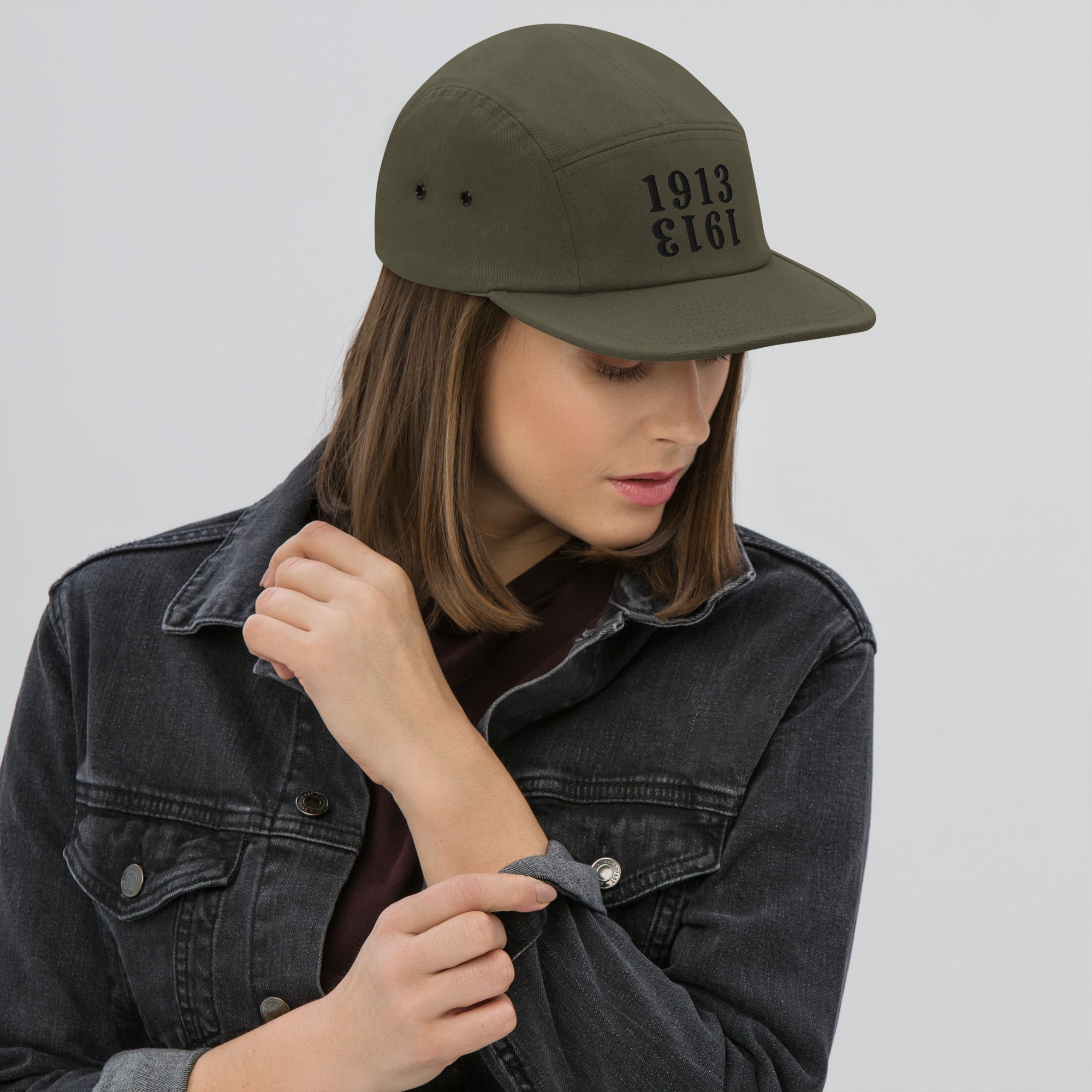 1913 / Bitcoin Five Panel Cap - SVRN_T Hats - The Orange Habit
