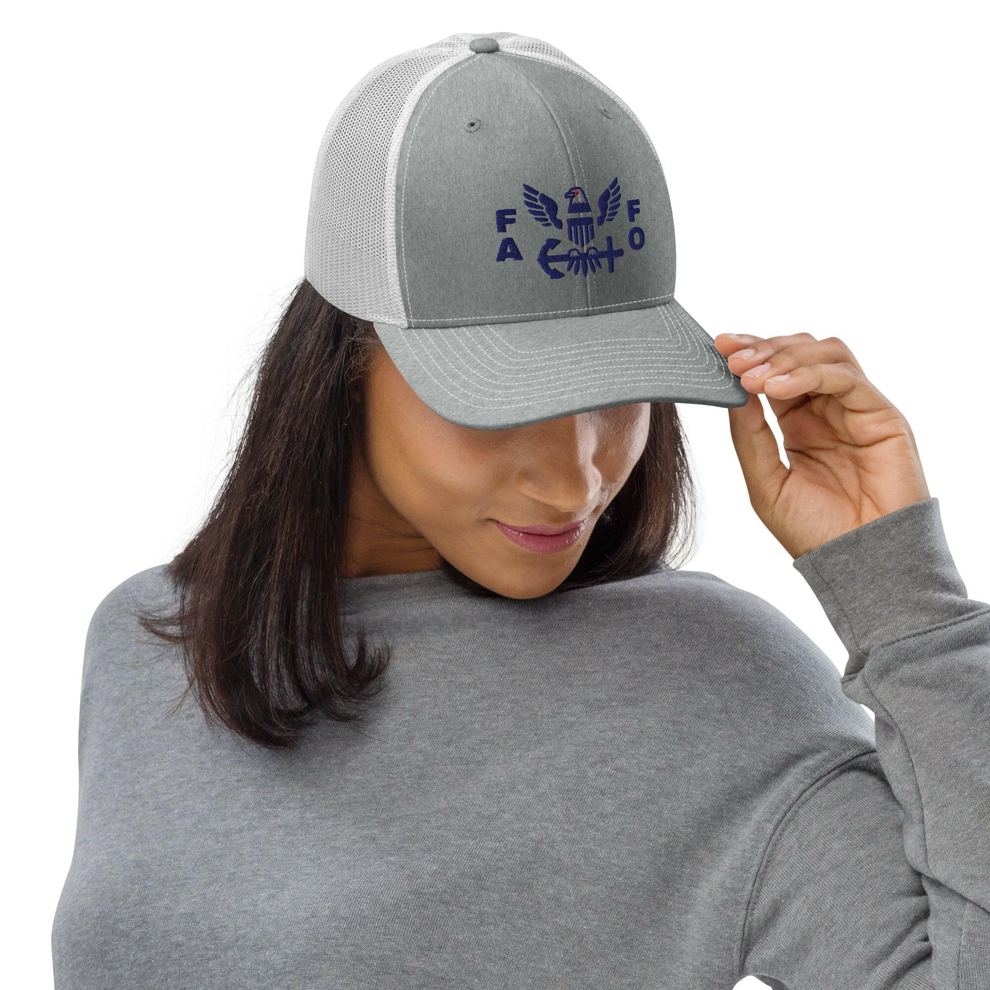 FAFO / Bitcoin Trucker Cap - SVRN_T Hats - The Orange Habit