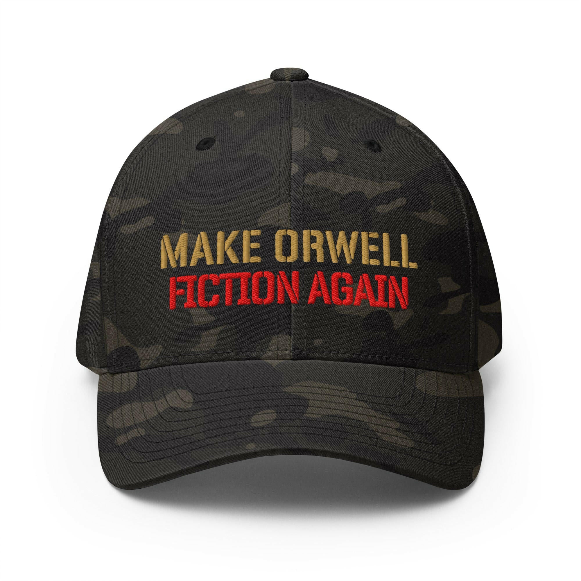 1984 / Fitted Bitcoin Hat - SVRN_T Hats - The Orange Habit