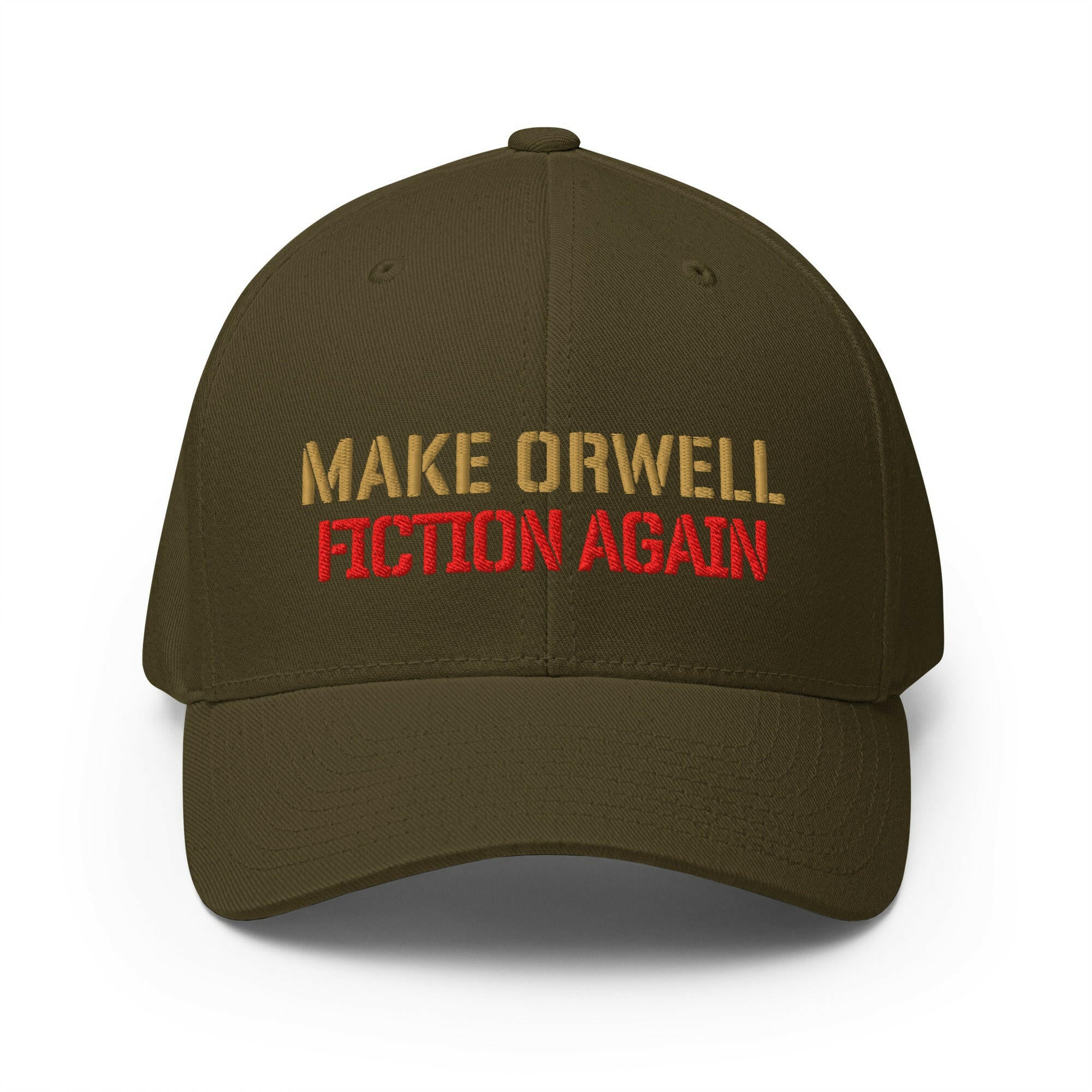 1984 / Fitted Bitcoin Hat - SVRN_T Hats - The Orange Habit