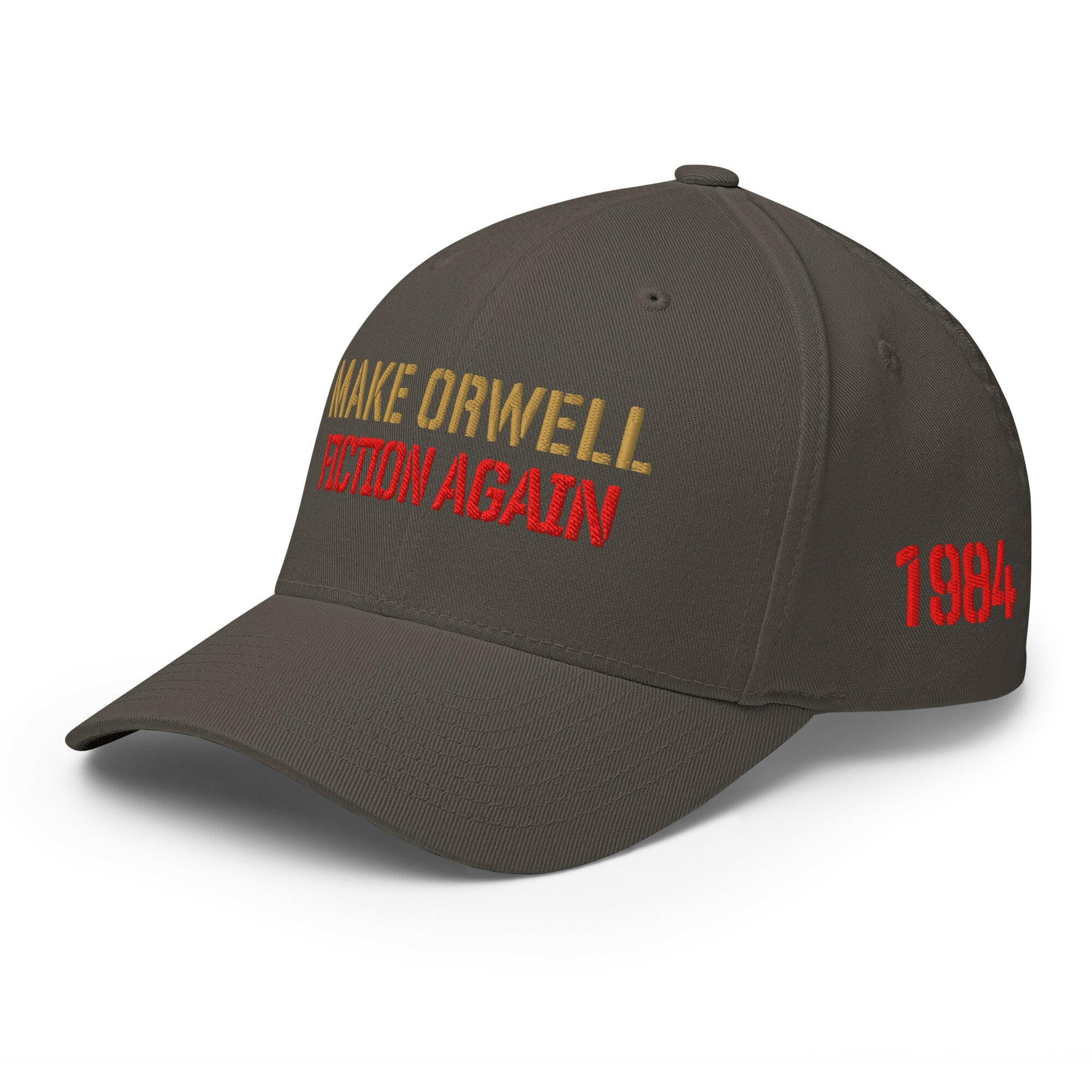 1984 / Fitted Bitcoin Hat - SVRN_T Hats - The Orange Habit