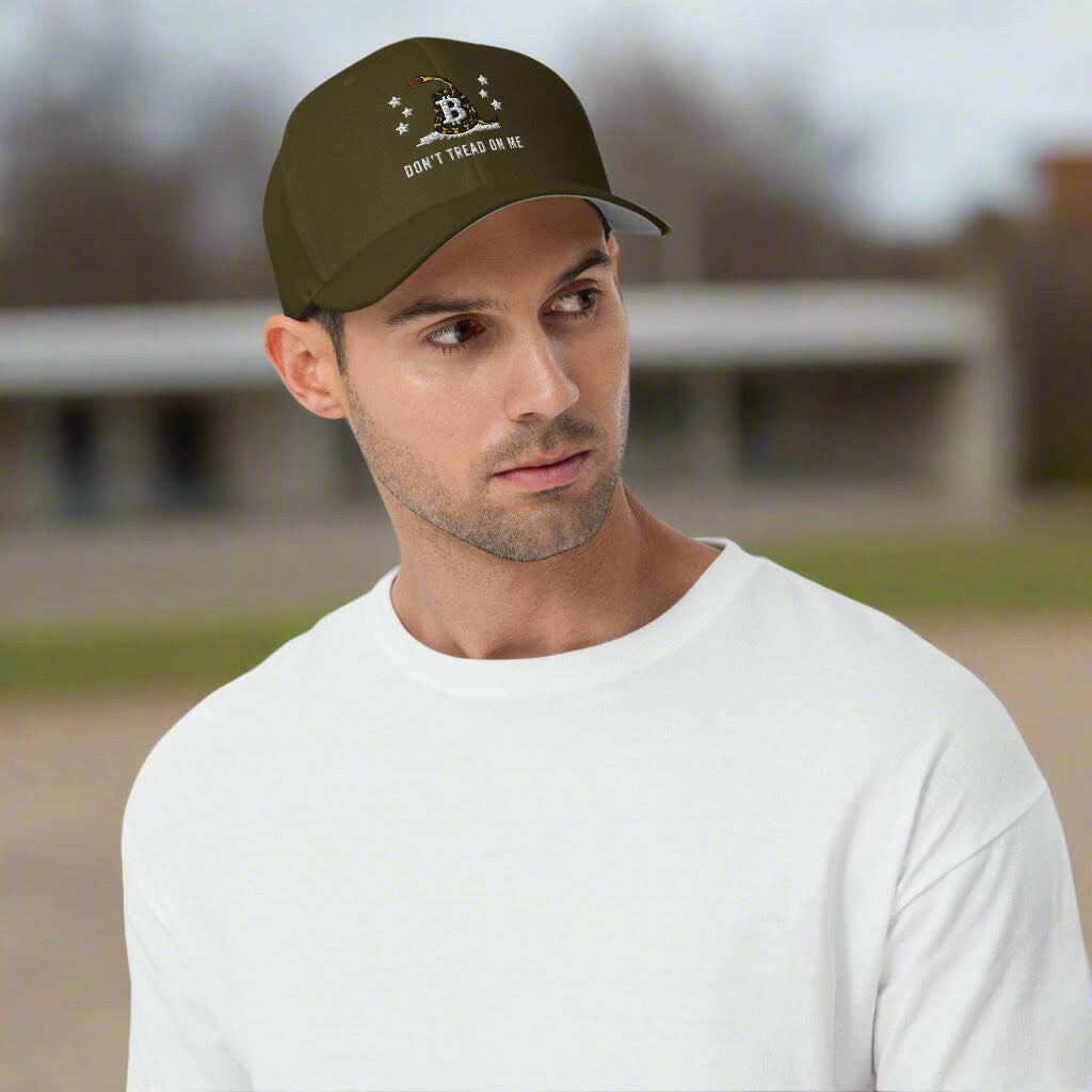Don't Tread / Structured Bitcoin Twill Cap The Orange Habit | Bitcoin Clothing & Apparel.