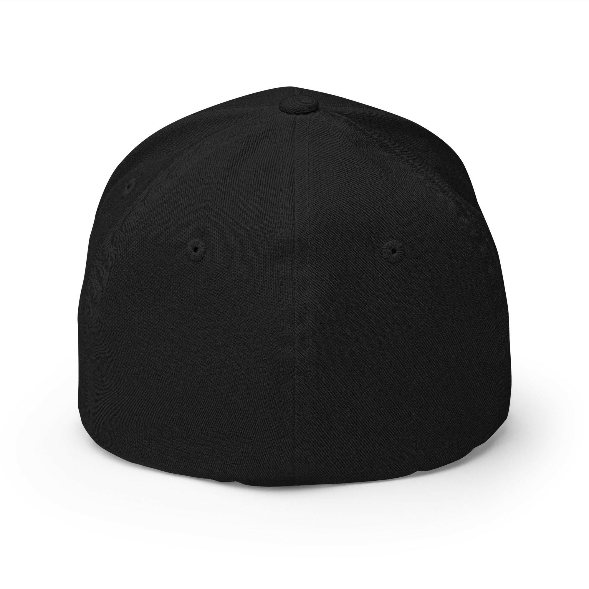 SATOSHI SMILES / Fitted Bitcoin Hat - SVRN_T Hats - The Orange Habit