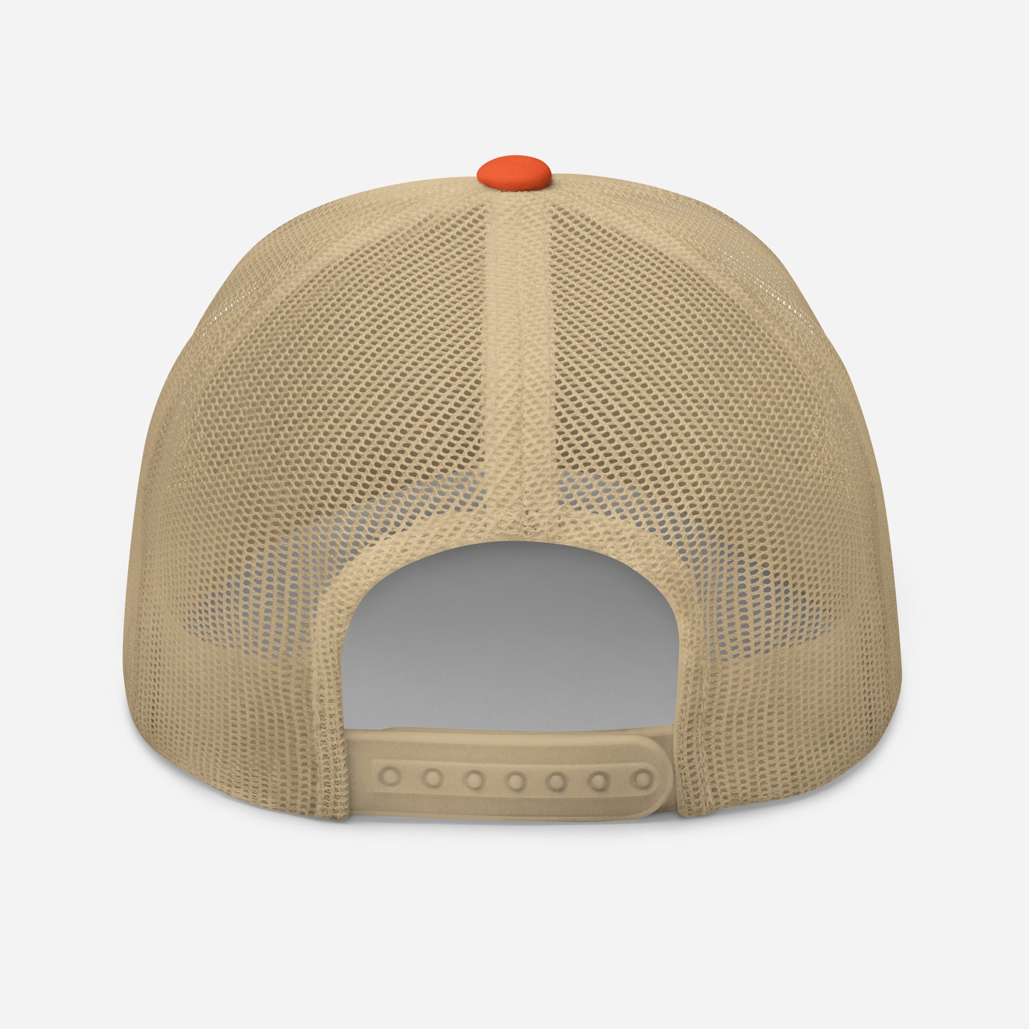 SATOSHI / Bitcoin Trucker Cap (Gold) - SVRN_T Hats - The Orange Habit