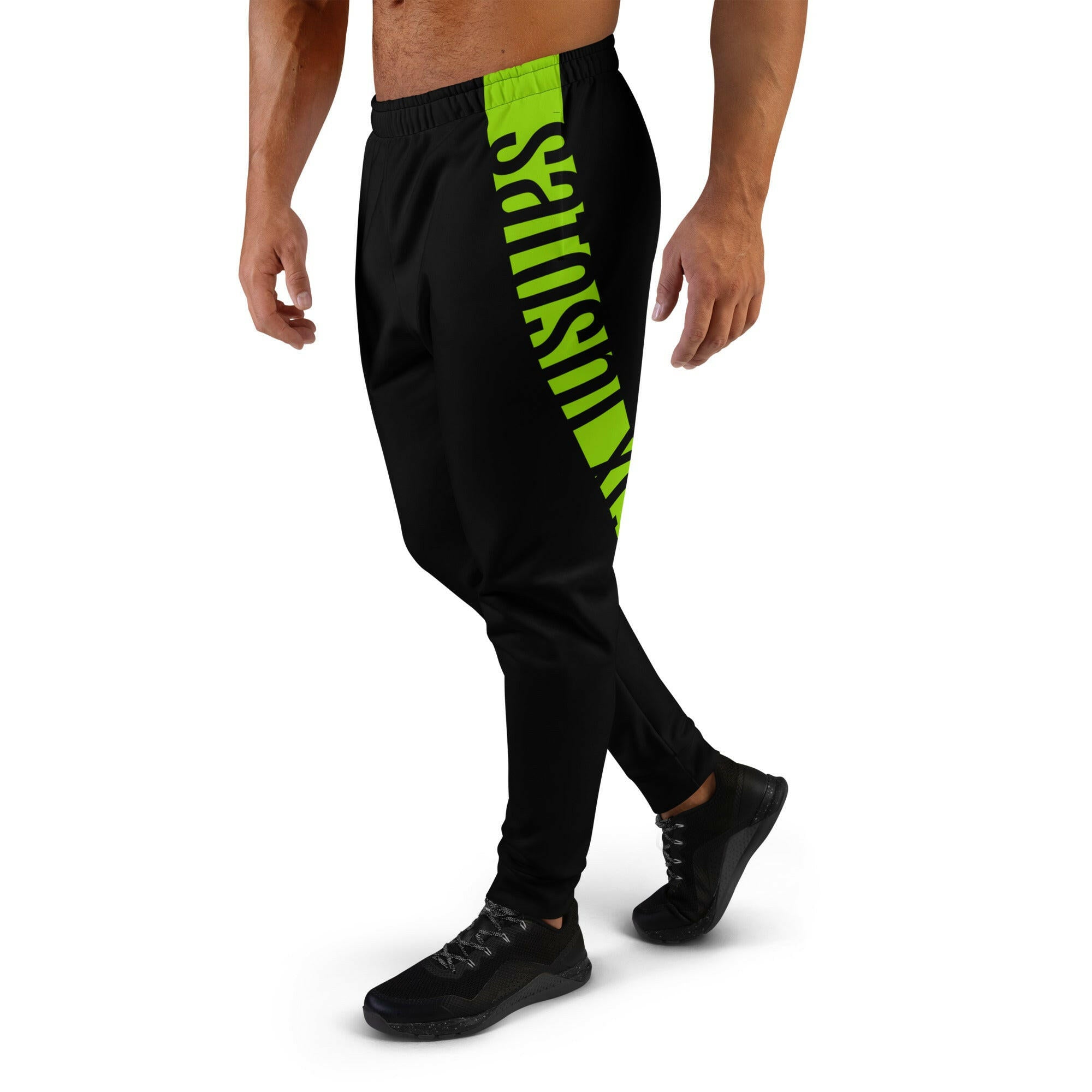 SATOSHI XCX / Men's Bitcoin Joggers - SVRN_T - The Orange Habit
