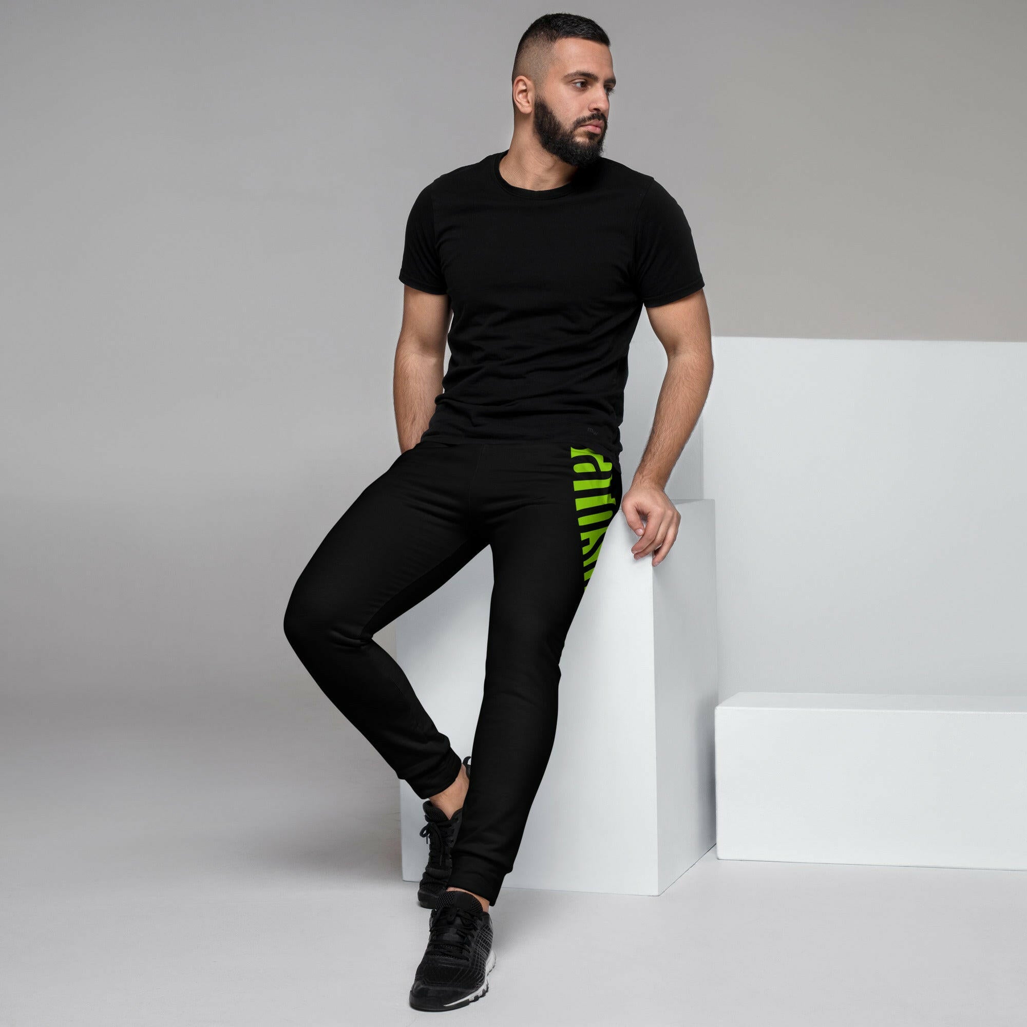 SATOSHI XCX / Men's Bitcoin Joggers - SVRN_T - The Orange Habit
