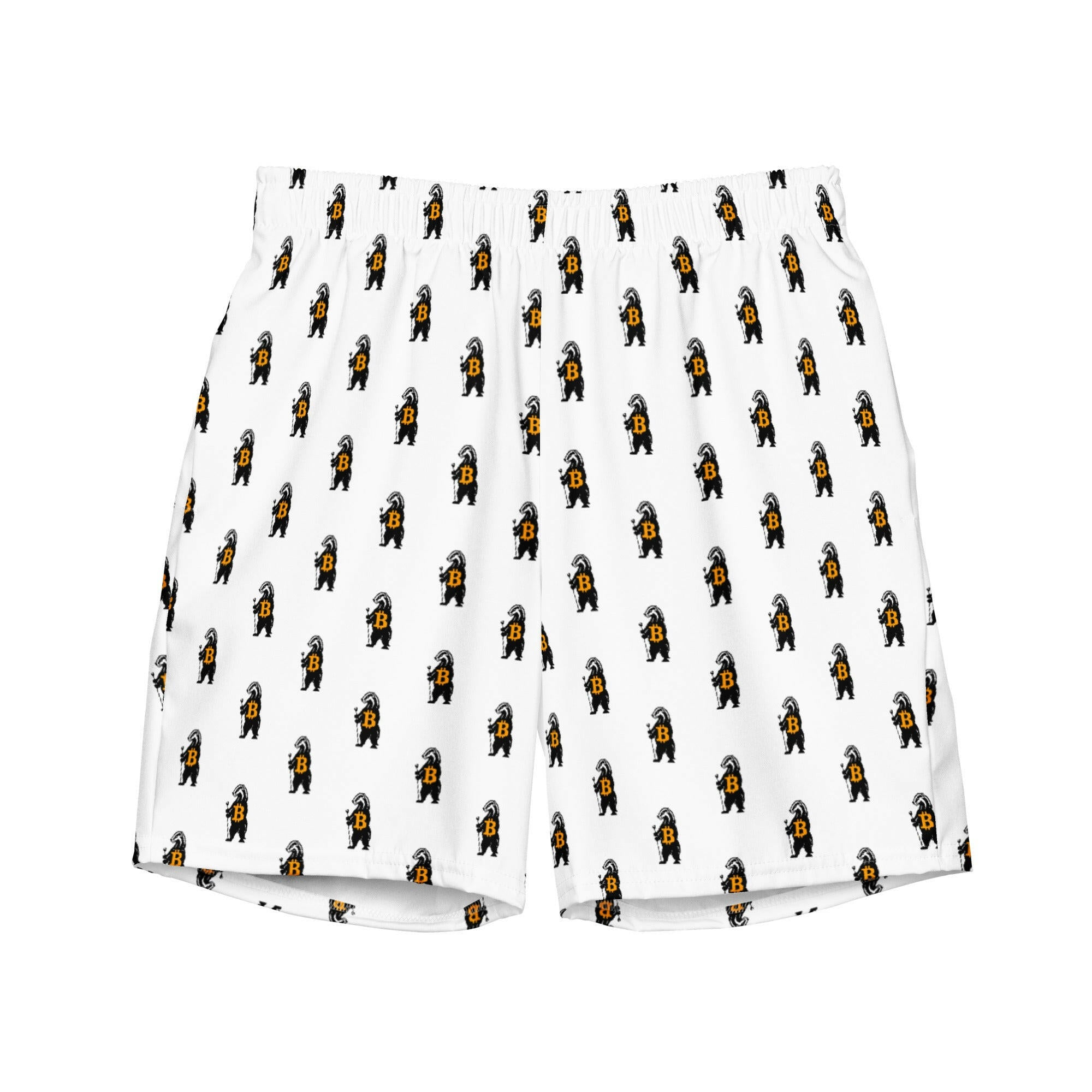 Bitcoin Swim Trunks / HONEY BADGER - SVRN_T - The Orange Habit