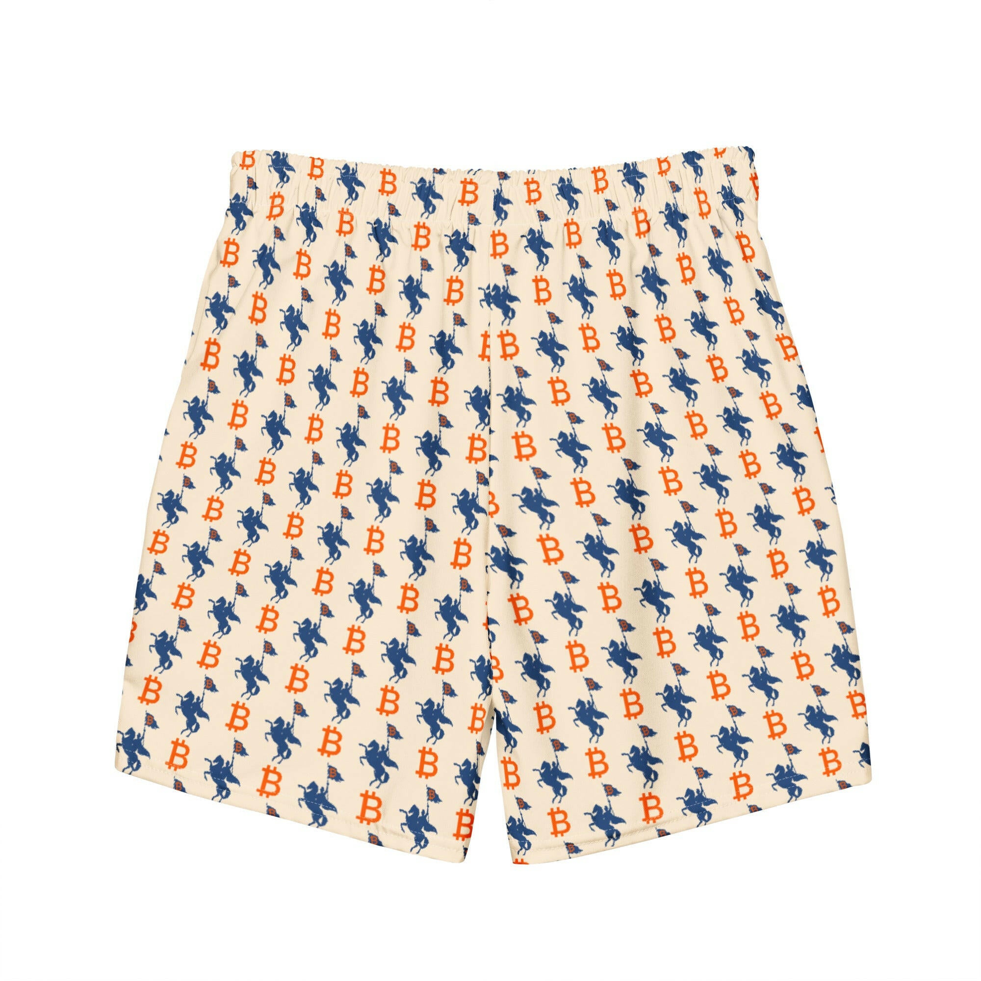 SOFT REVOLUTION / Bitcoin Swim Trunks - SVRN_T - The Orange Habit