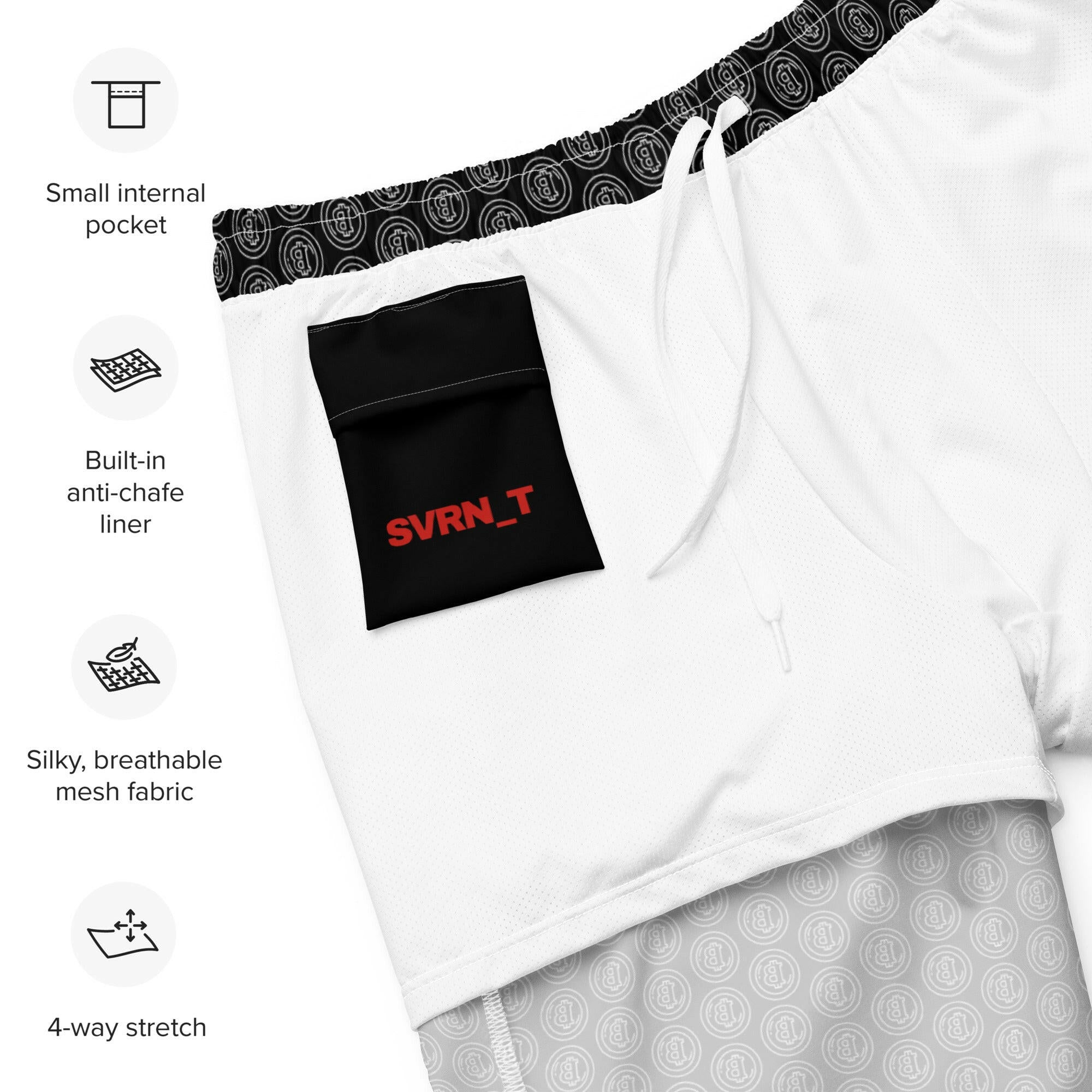 THE B / Bitcoin Swim Trunks - SVRN_T - The Orange Habit