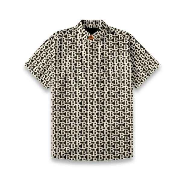 The B / Mens Cotton Slub Bitcoin Shirt - SVRN_T - The Orange Habit
