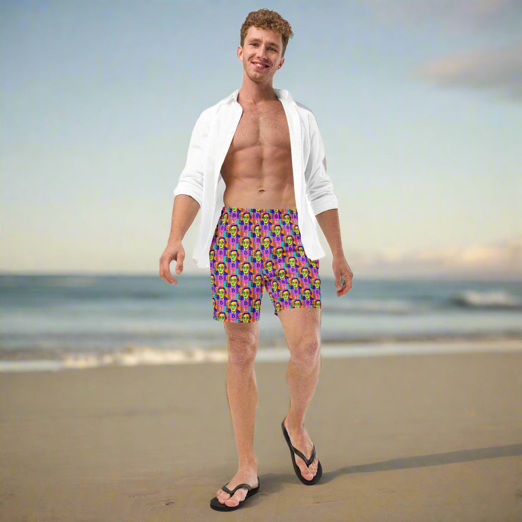 Satoshi Matisse / Swim Trunks - SVRN_T - The Orange Habit