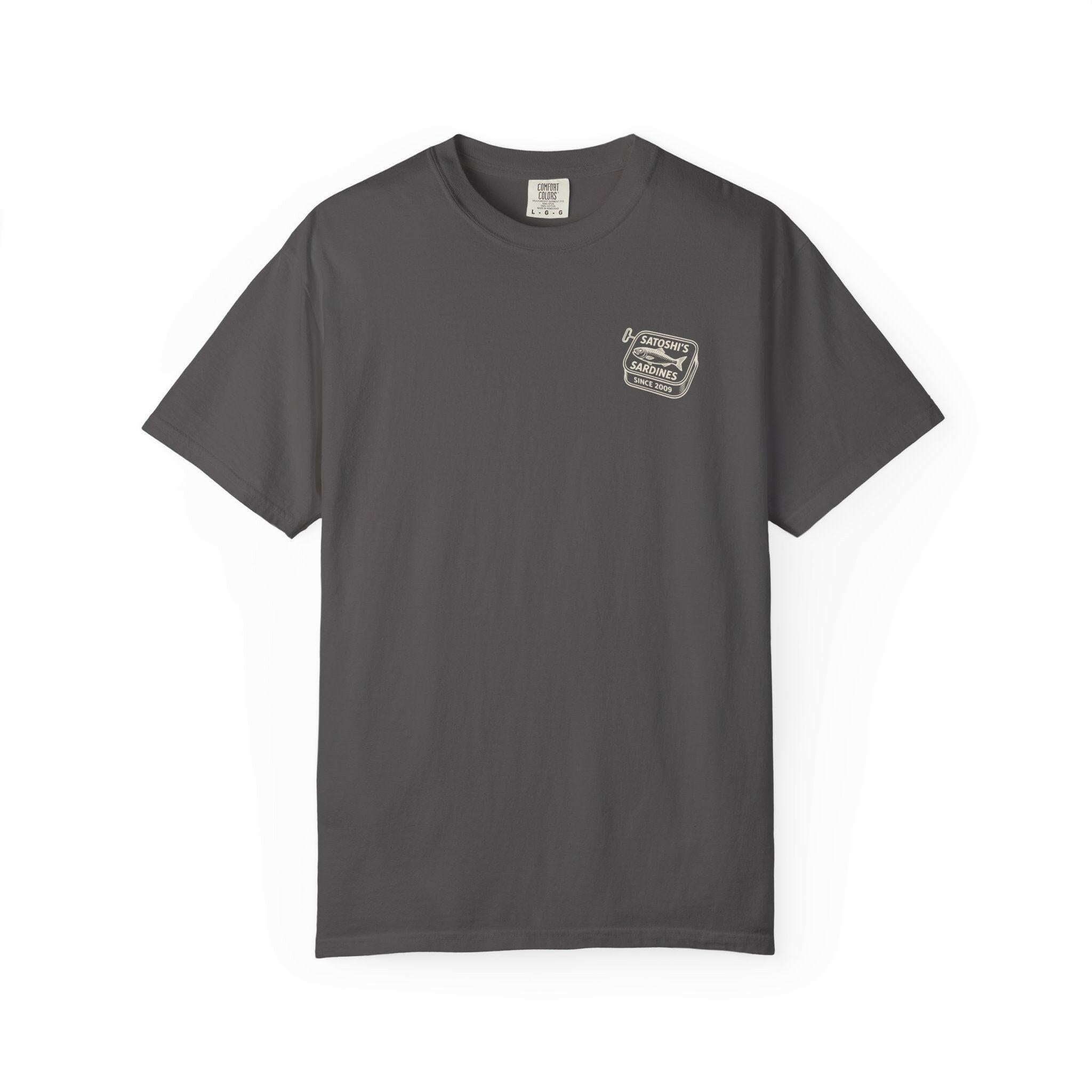Satoshi's Sardines / Bitcoin T-Shirt - SVRN_T - The Orange Habit