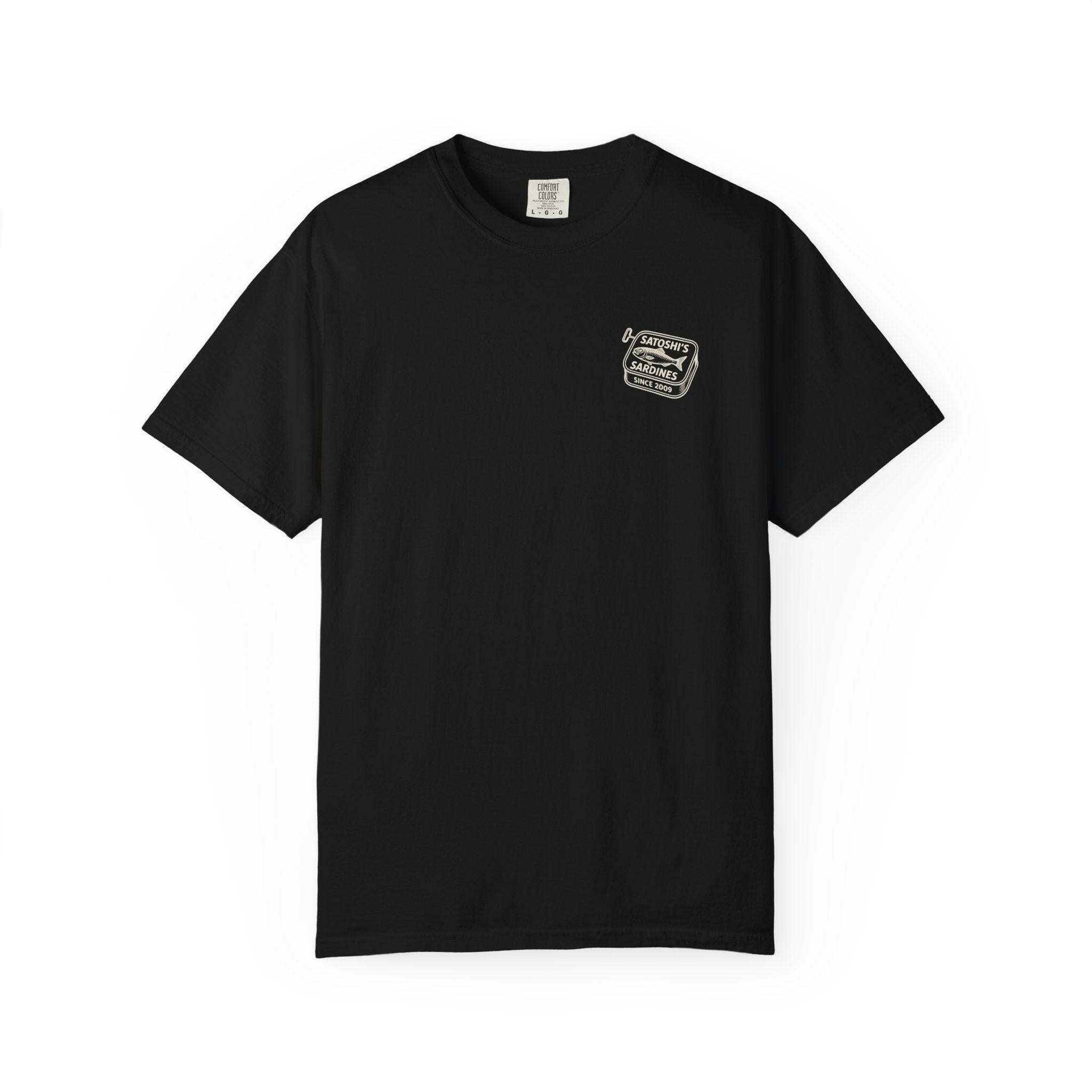 Satoshi's Sardines / Bitcoin T-Shirt - SVRN_T - The Orange Habit