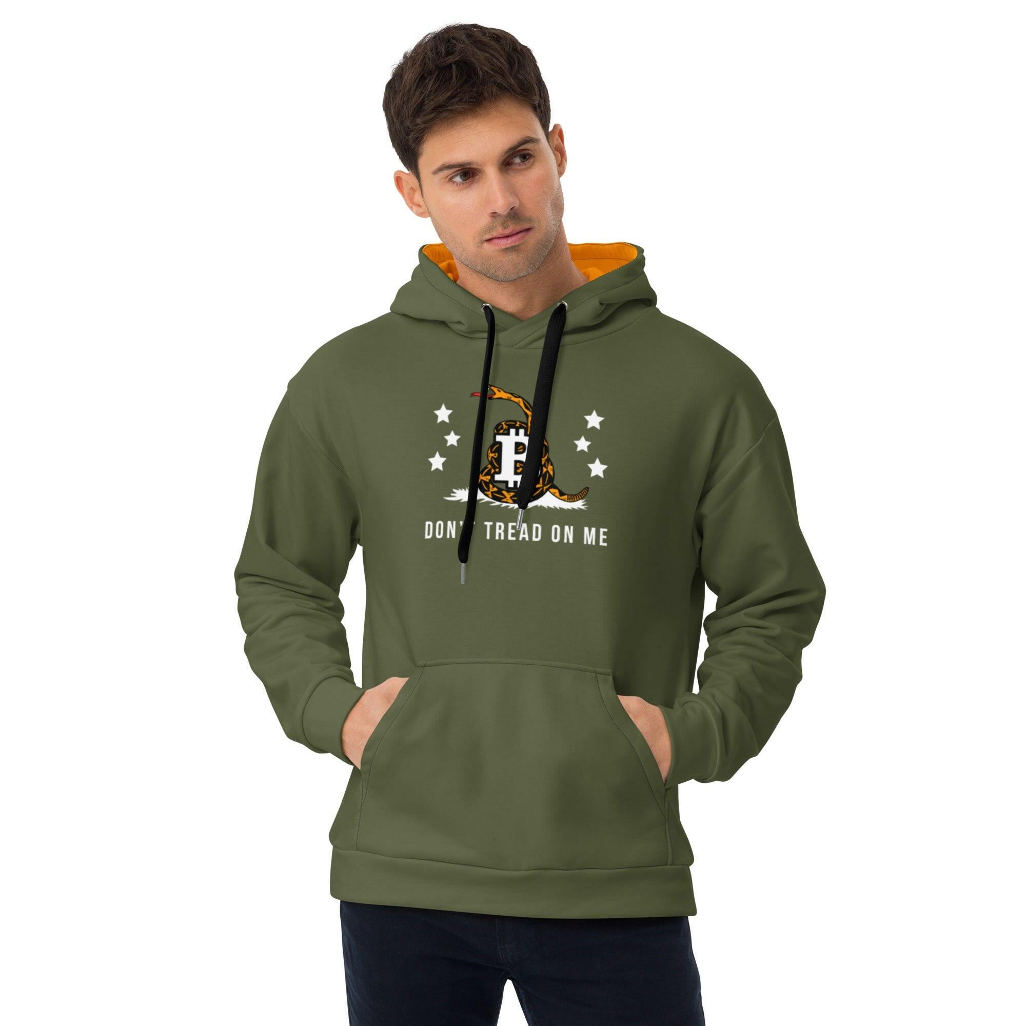 DON'T TREAD / Hoodie The Orange Habit | Bitcoin Clothing & Apparel.