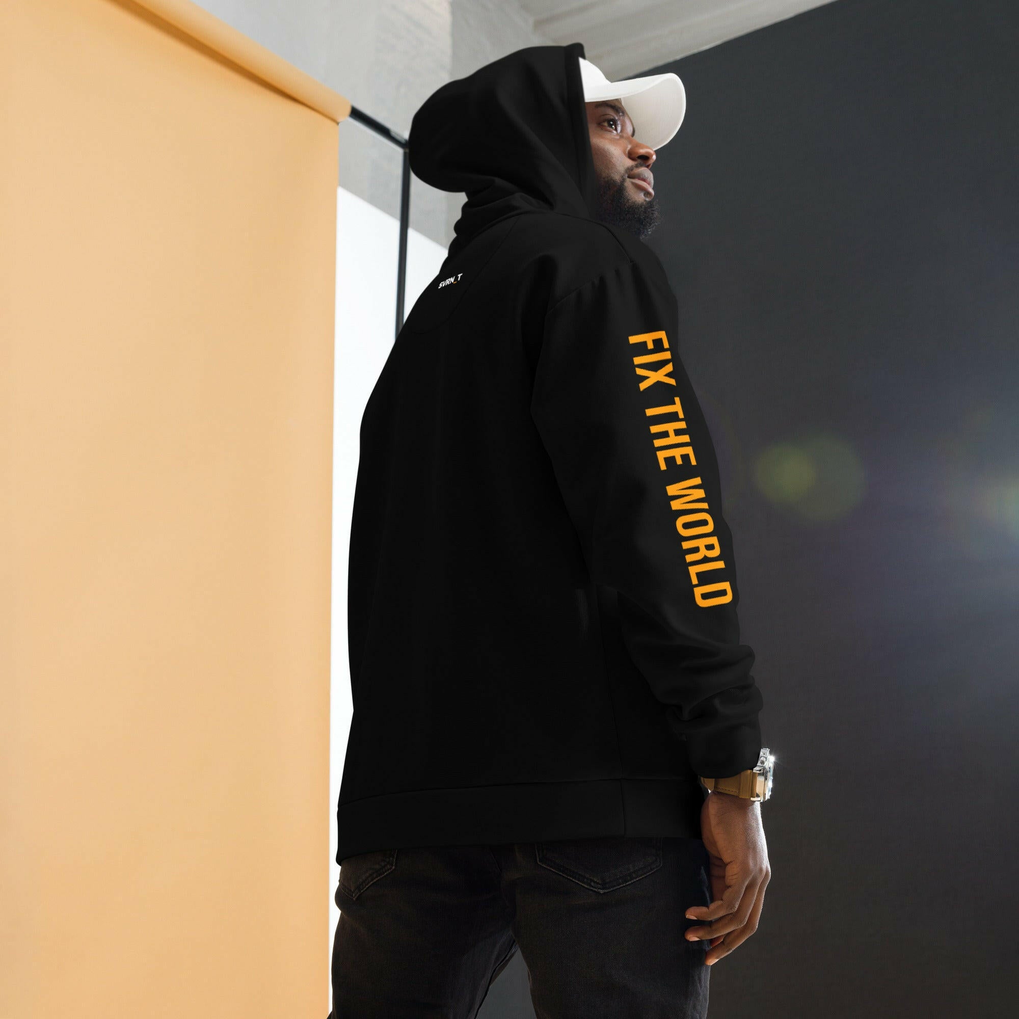 RESOLUTION / Premium Bitcoin Hoodie - SVRN_T - The Orange Habit