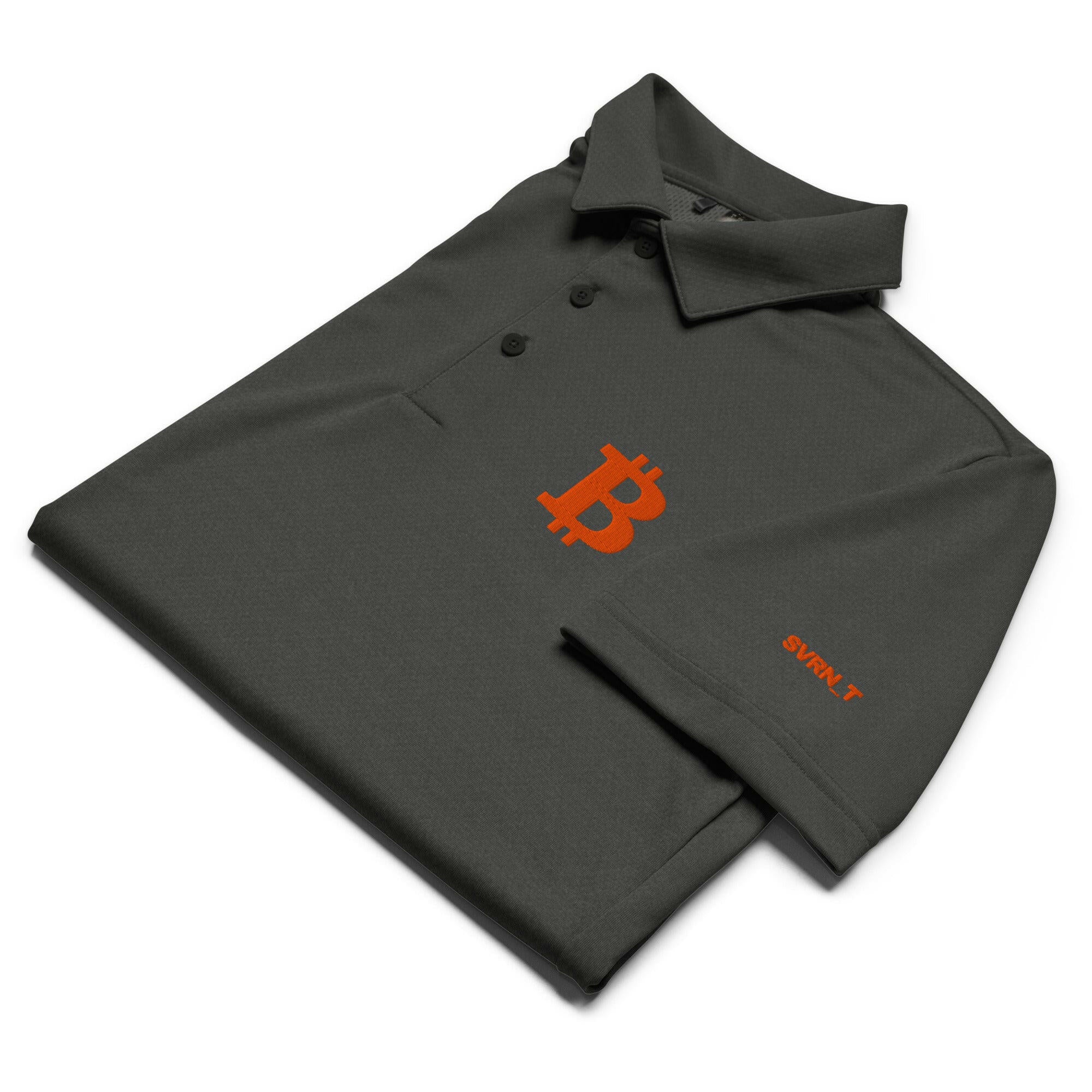 THE B - Orange B / Adidas Bitcoin Polo - SVRN_T - The Orange Habit