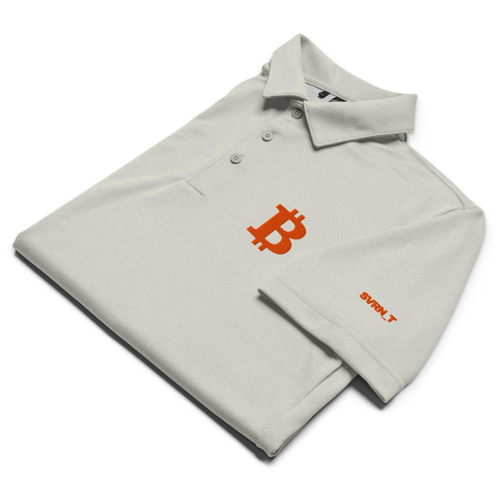 THE B - Orange B / Adidas Bitcoin Polo - SVRN_T - The Orange Habit