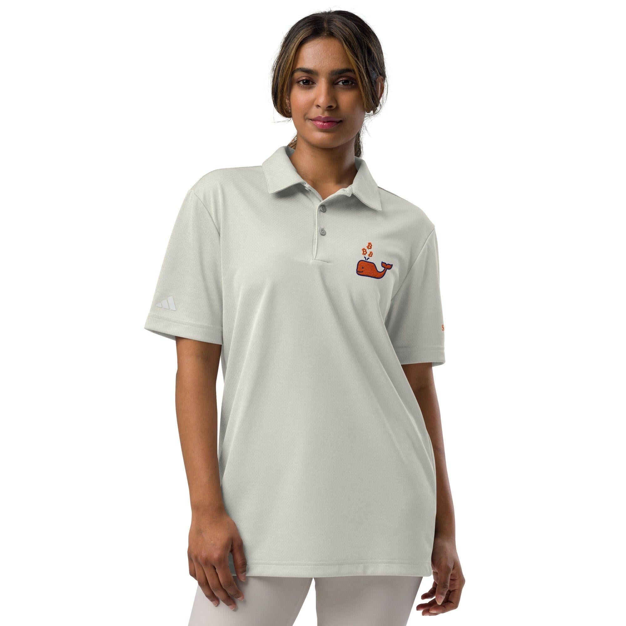 Bitcoin Whale / Adidas Polo - SVRN_T - The Orange Habit