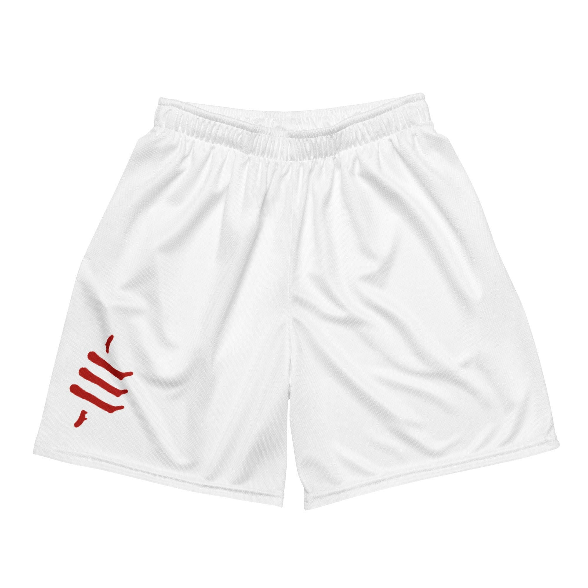 SATOSHI RED / Mesh Shorts - SVRN_T - The Orange Habit