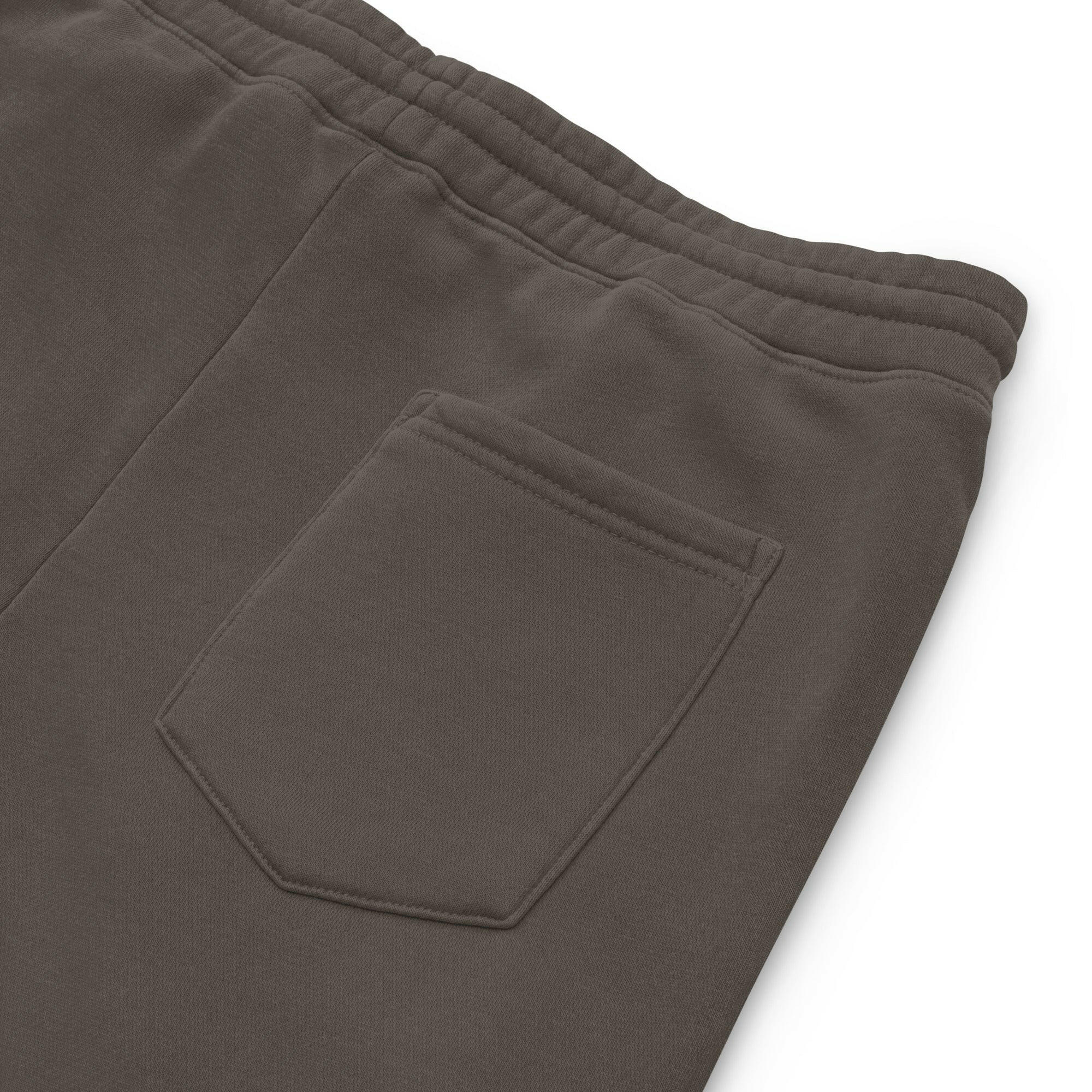 SATOSHI RED / Embroidered Luxe Bitcoin Sweatpants - SVRN_T - The Orange Habit