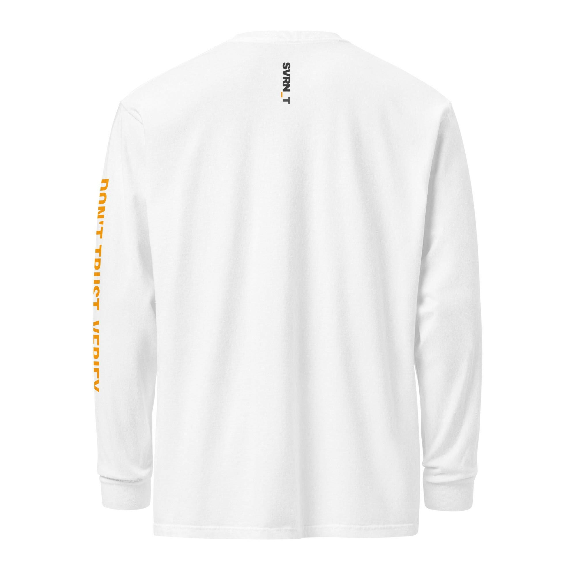RESOLUTION / Long Sleeve T-shirt - SVRN_T - The Orange Habit