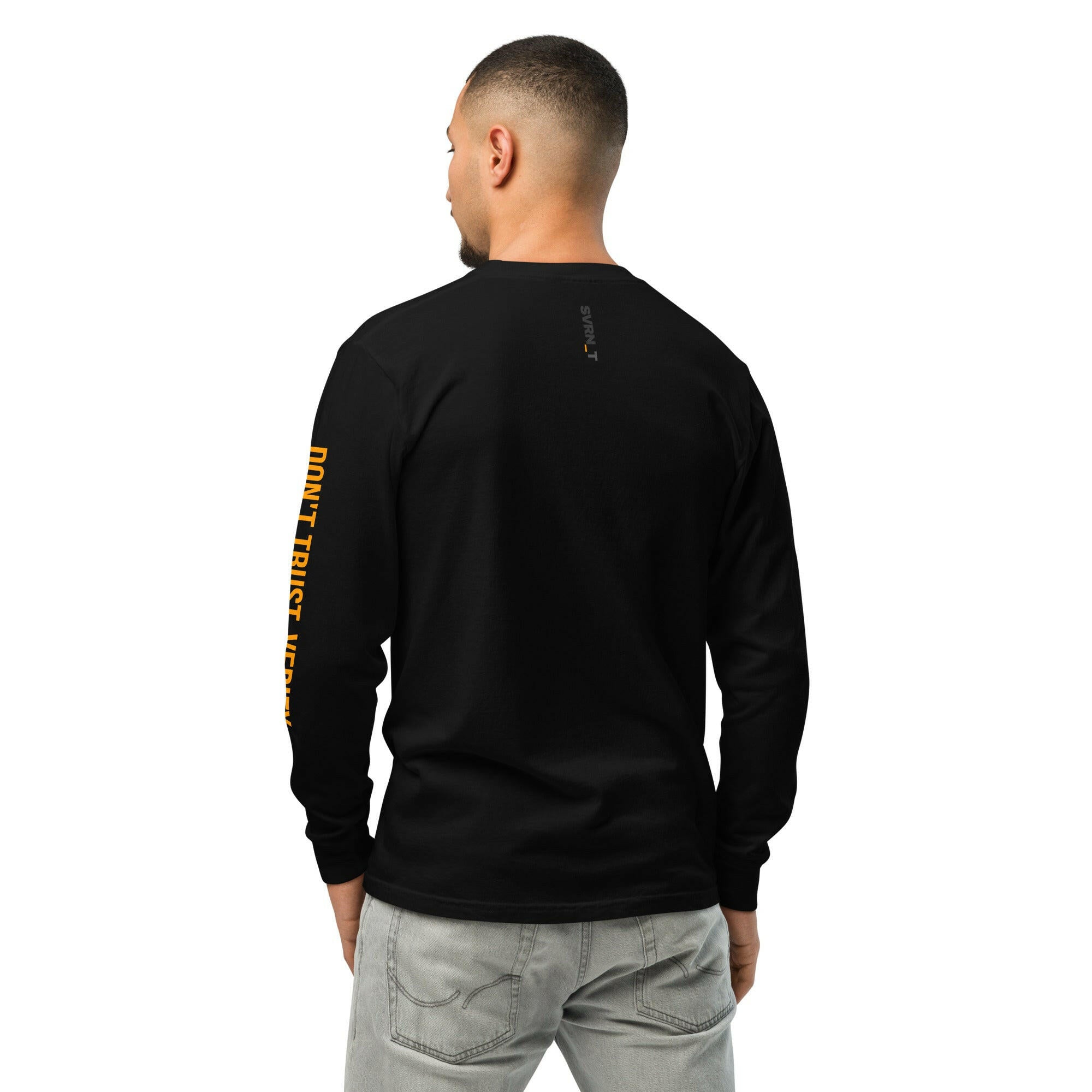 RESOLUTION / Long Sleeve T-shirt - SVRN_T - The Orange Habit