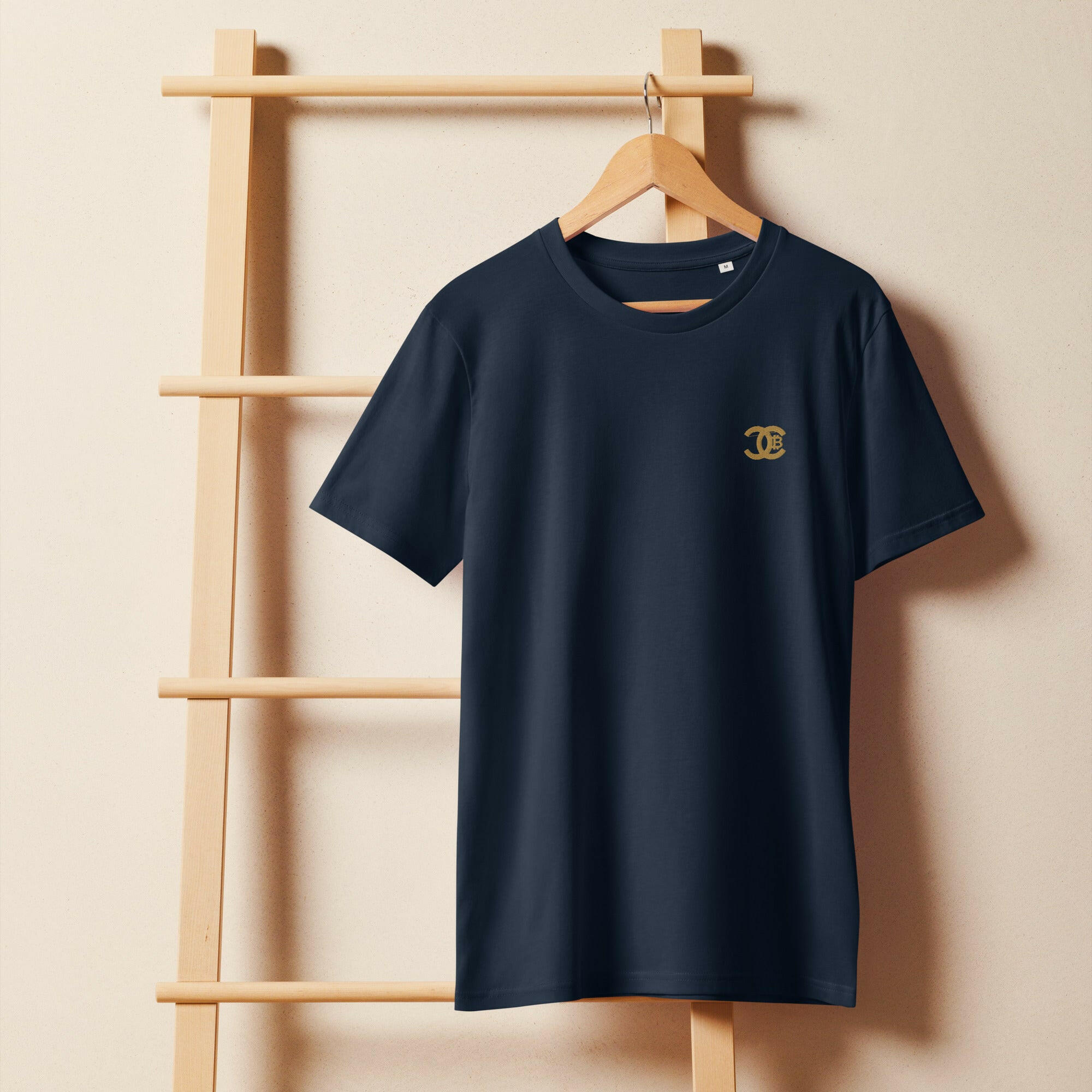 CC / Embroidered Organic Mid-light Tee - SVRN_T - The Orange Habit