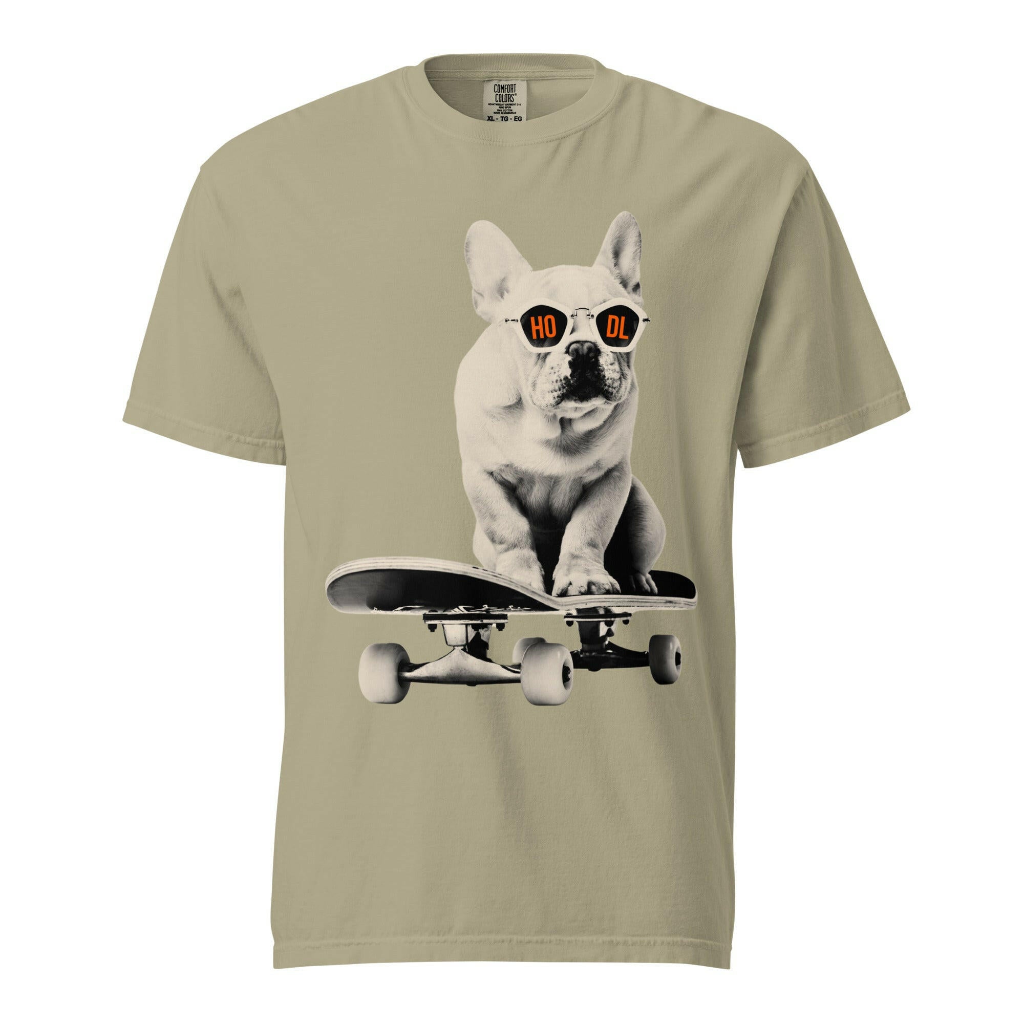 HODL DOG - Frenchie / Bitcoin T-Shirt - SVRN_T - The Orange Habit