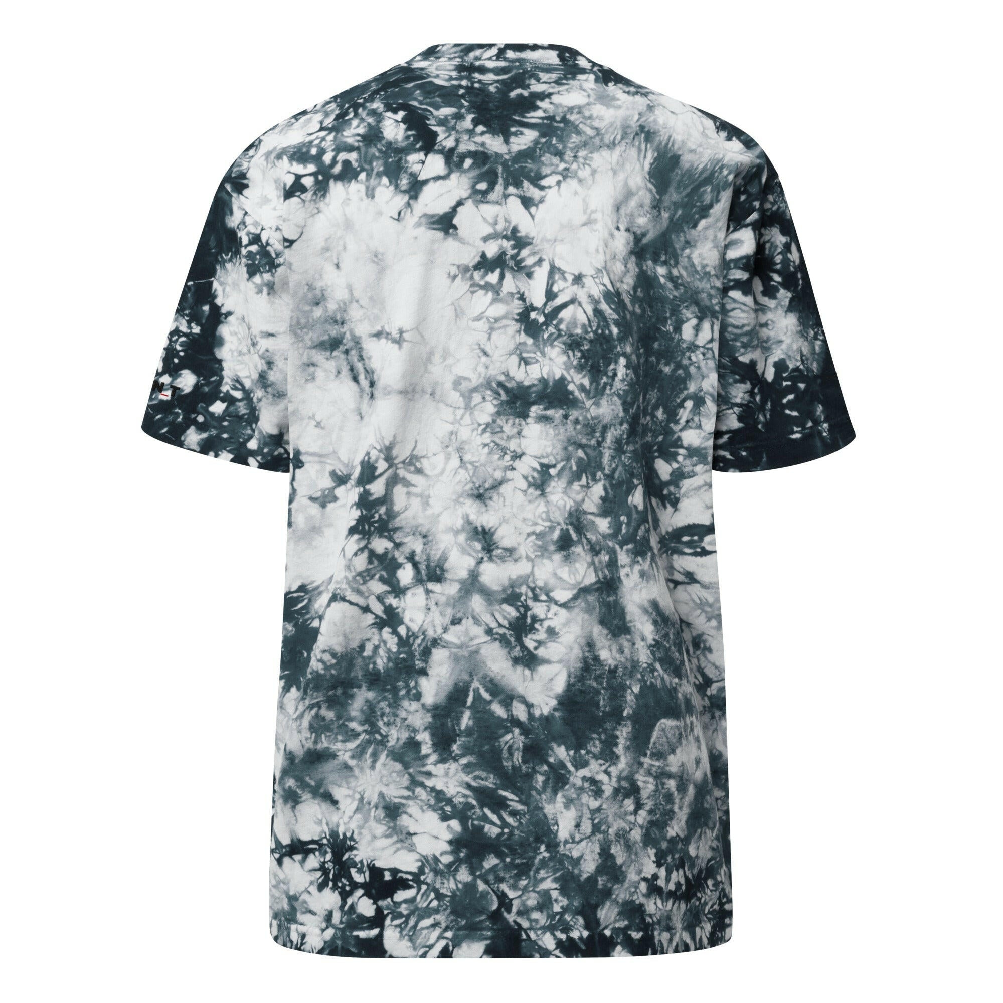 Satoshi Red / Oversized Tie-Dye Bitcoin T-Shirt - SVRN_T - The Orange Habit