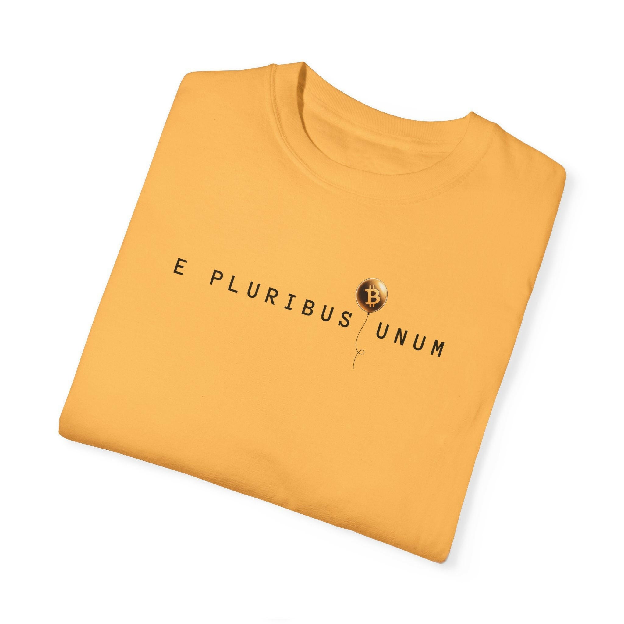 E PLURIBUS UNUM / Bitcoin T-Shirt - SVRN_T - The Orange Habit