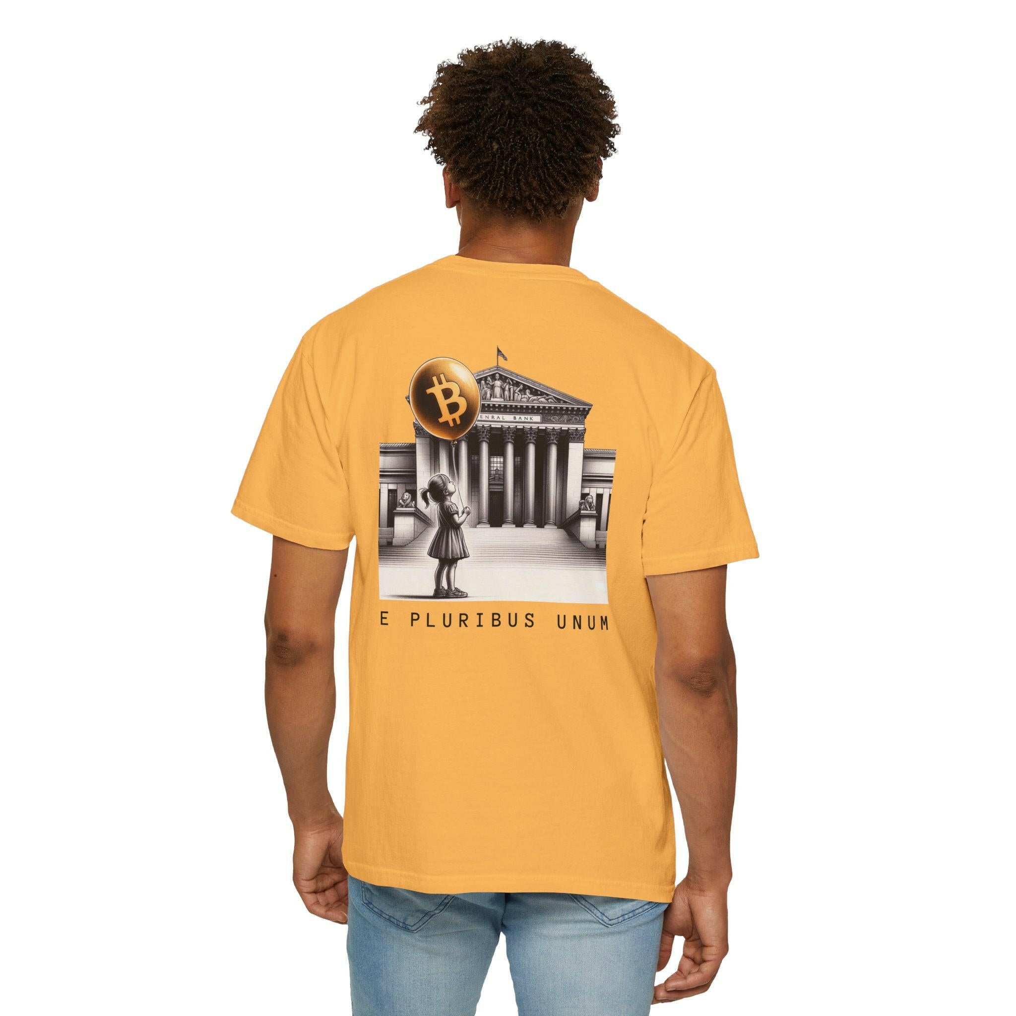 E PLURIBUS UNUM / Bitcoin T-Shirt - SVRN_T - The Orange Habit