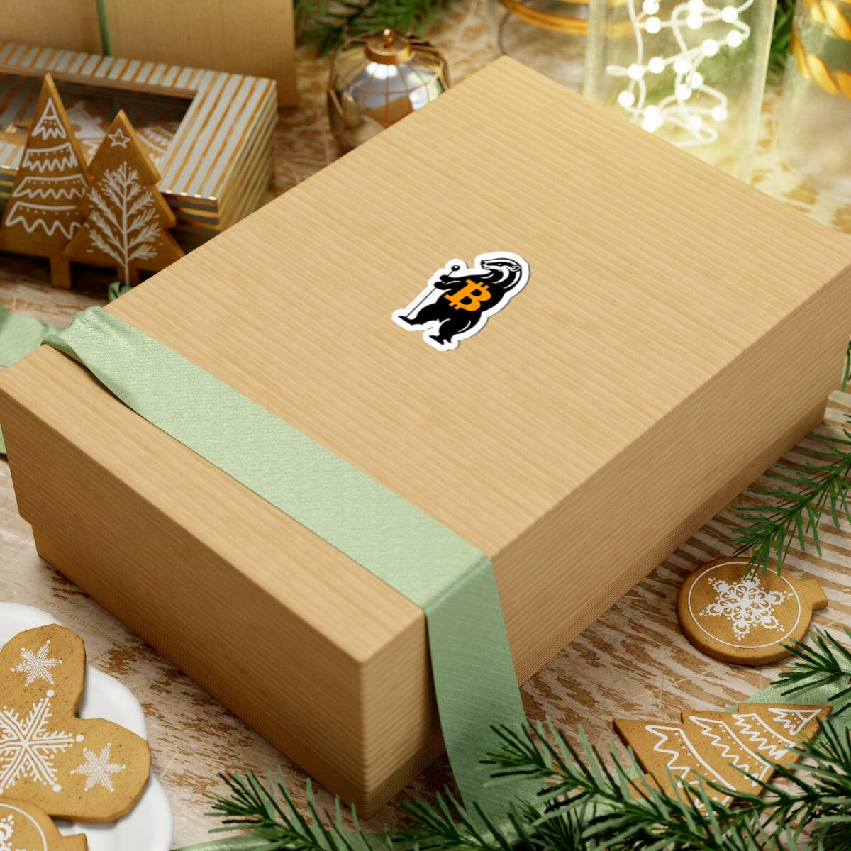 Honey Badger / Bitcoin Stickers - The Orange Habit - The Orange Habit