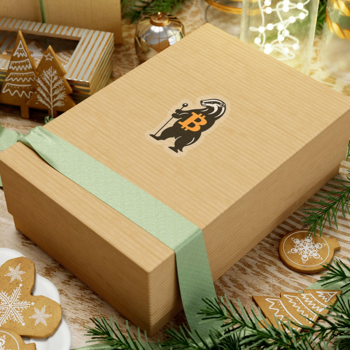 Honey Badger / Bitcoin Stickers - The Orange Habit - The Orange Habit