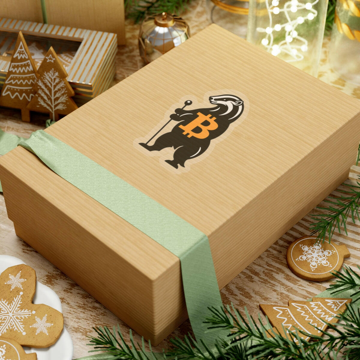 Honey Badger / Bitcoin Stickers - The Orange Habit - The Orange Habit