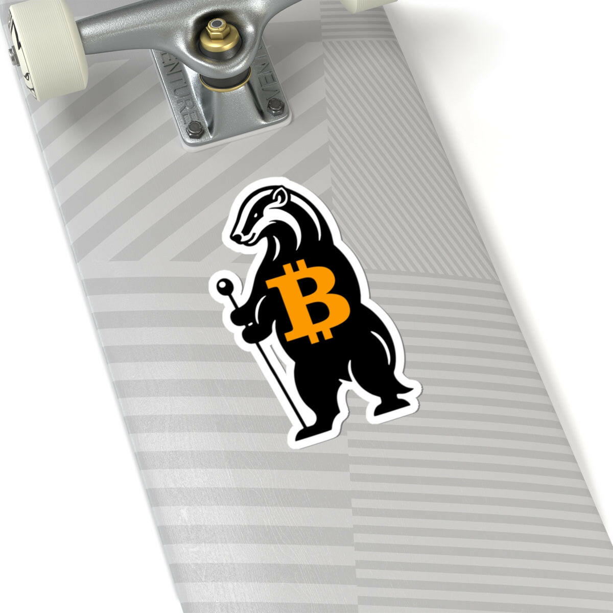 Honey Badger / Bitcoin Stickers - The Orange Habit - The Orange Habit