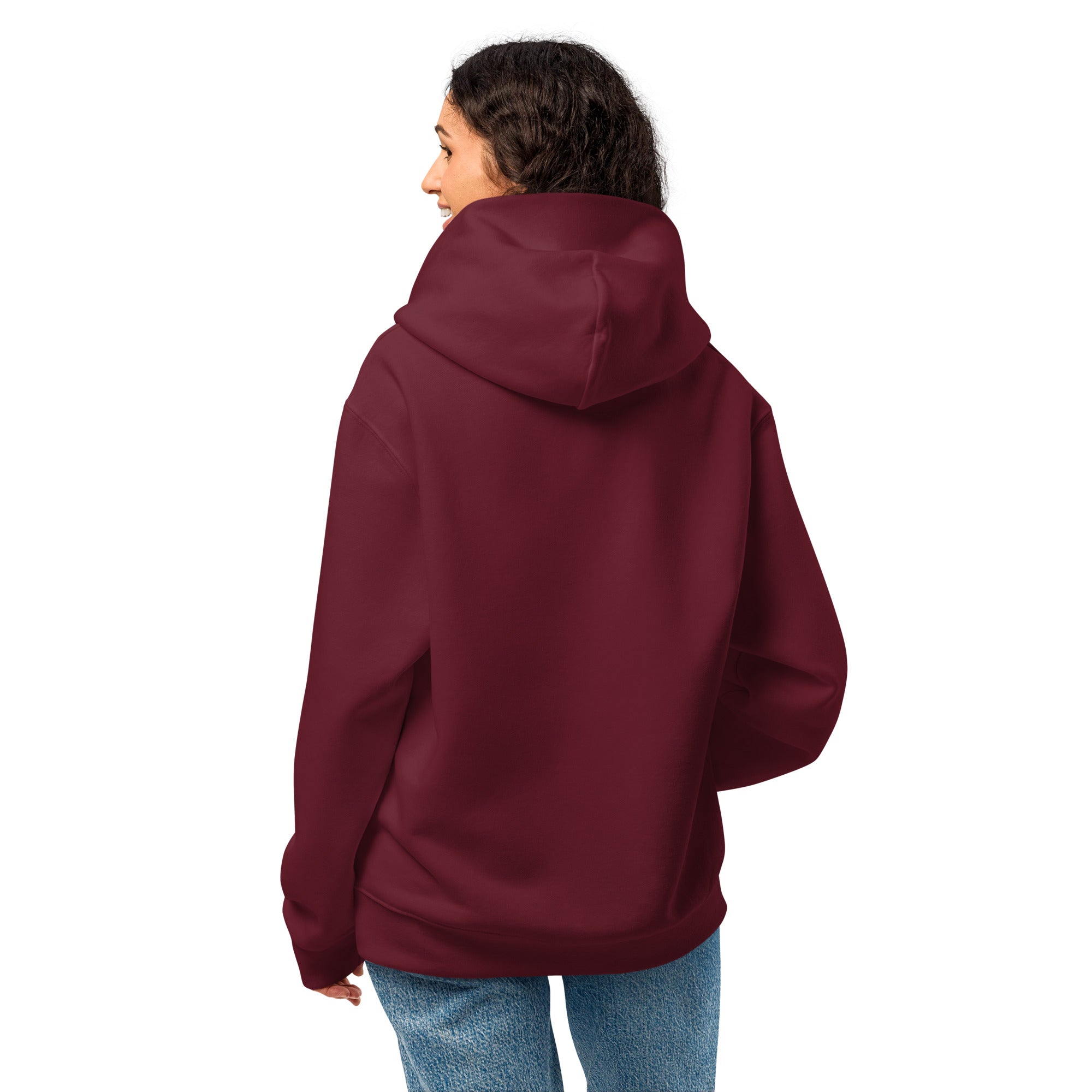 Bitcoin - Red | Oversized Heavyweight Hoodie - The Orange Habit 6
