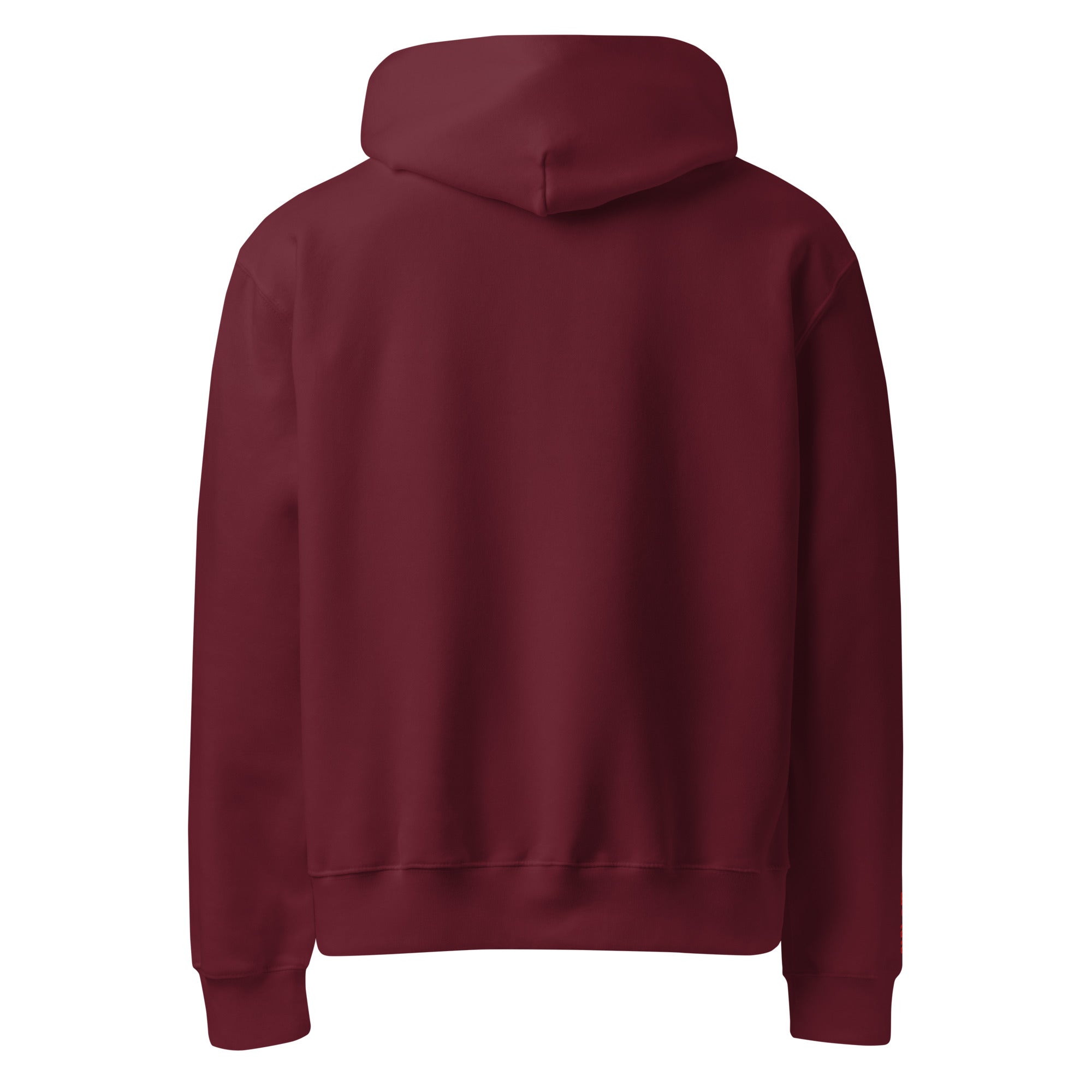 Bitcoin - Red | Oversized Heavyweight Hoodie - The Orange Habit 11