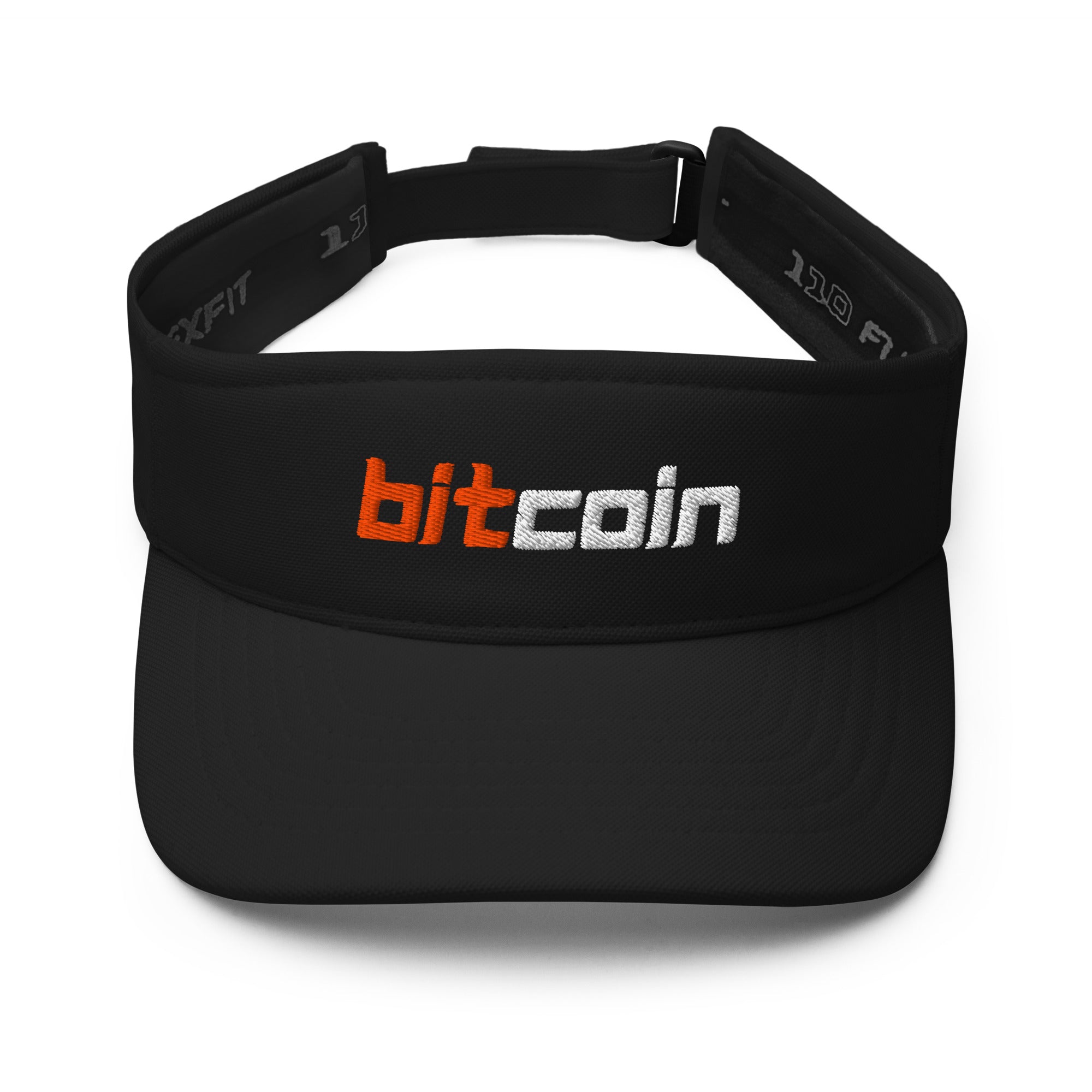 Black Bitcoin visor by svrn_t