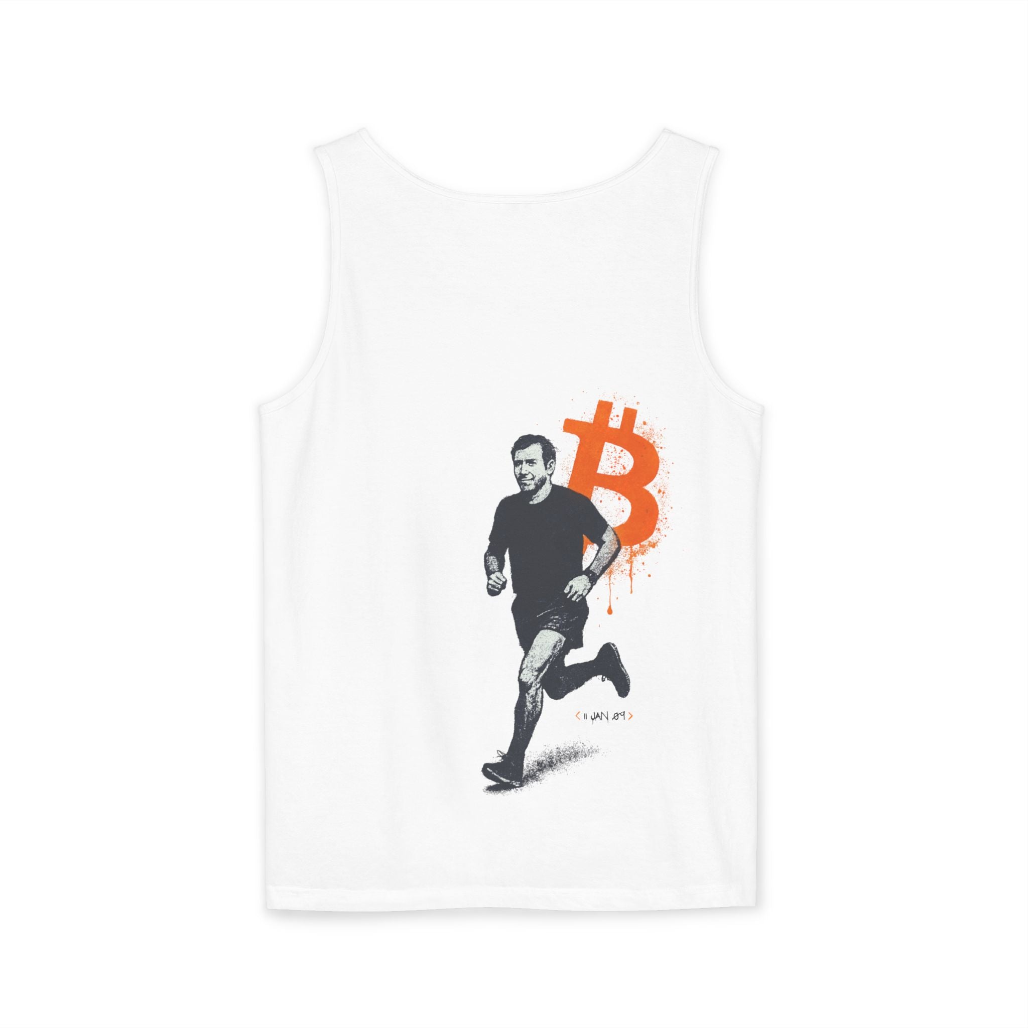 Running Bitcoin / Tank Top - The Orange Habit