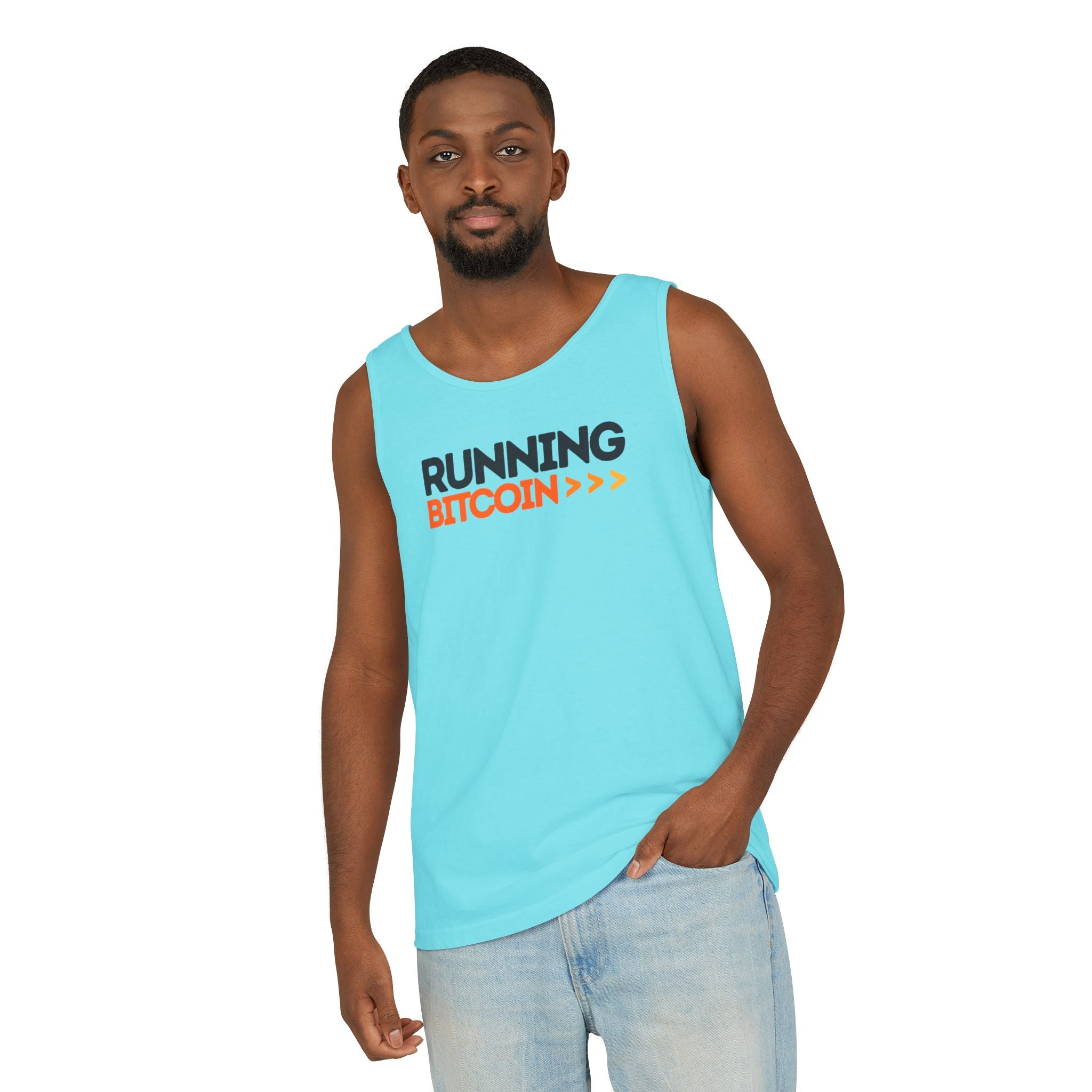 Running Bitcoin / Tank Top - The Orange Habit