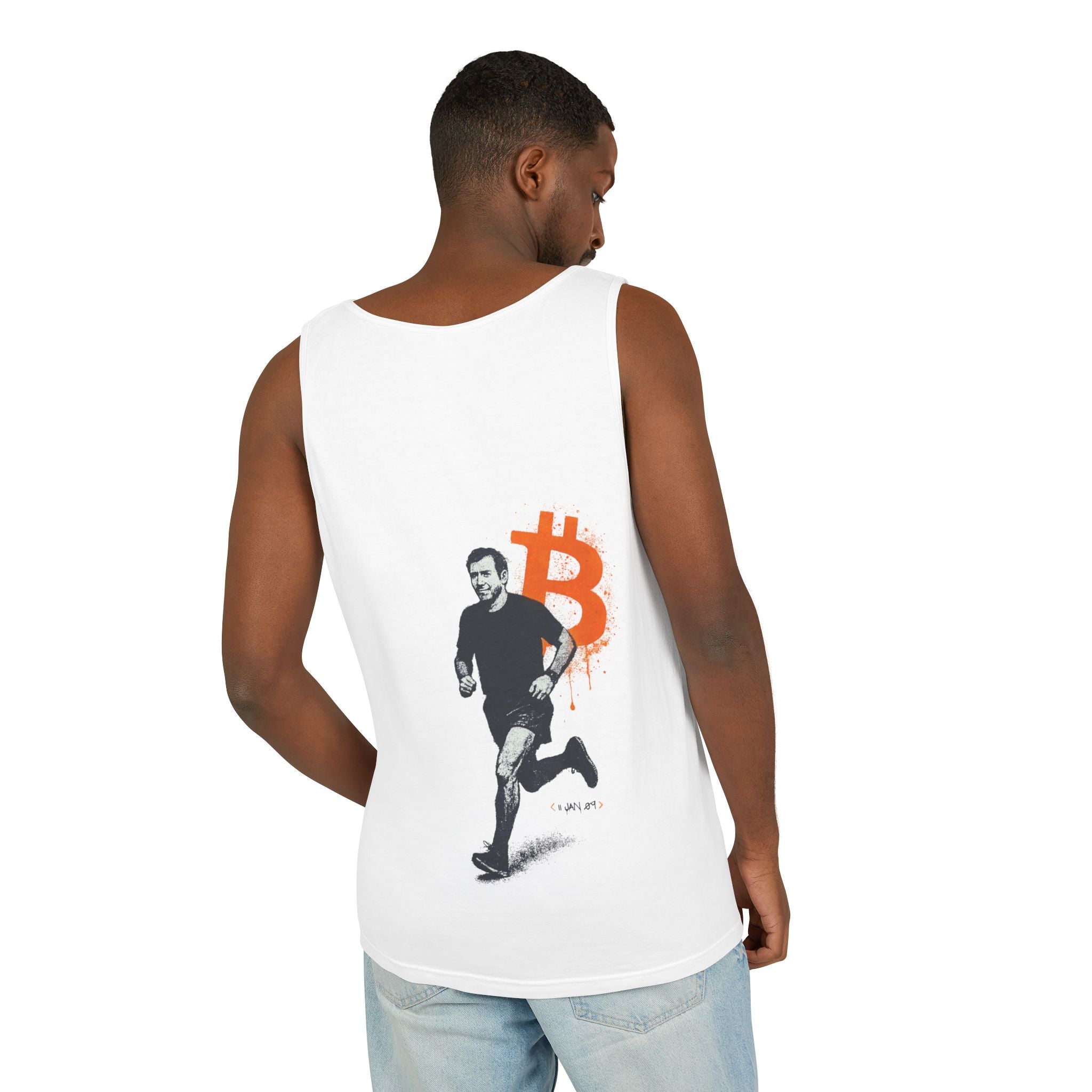 Running Bitcoin / Tank Top - The Orange Habit
