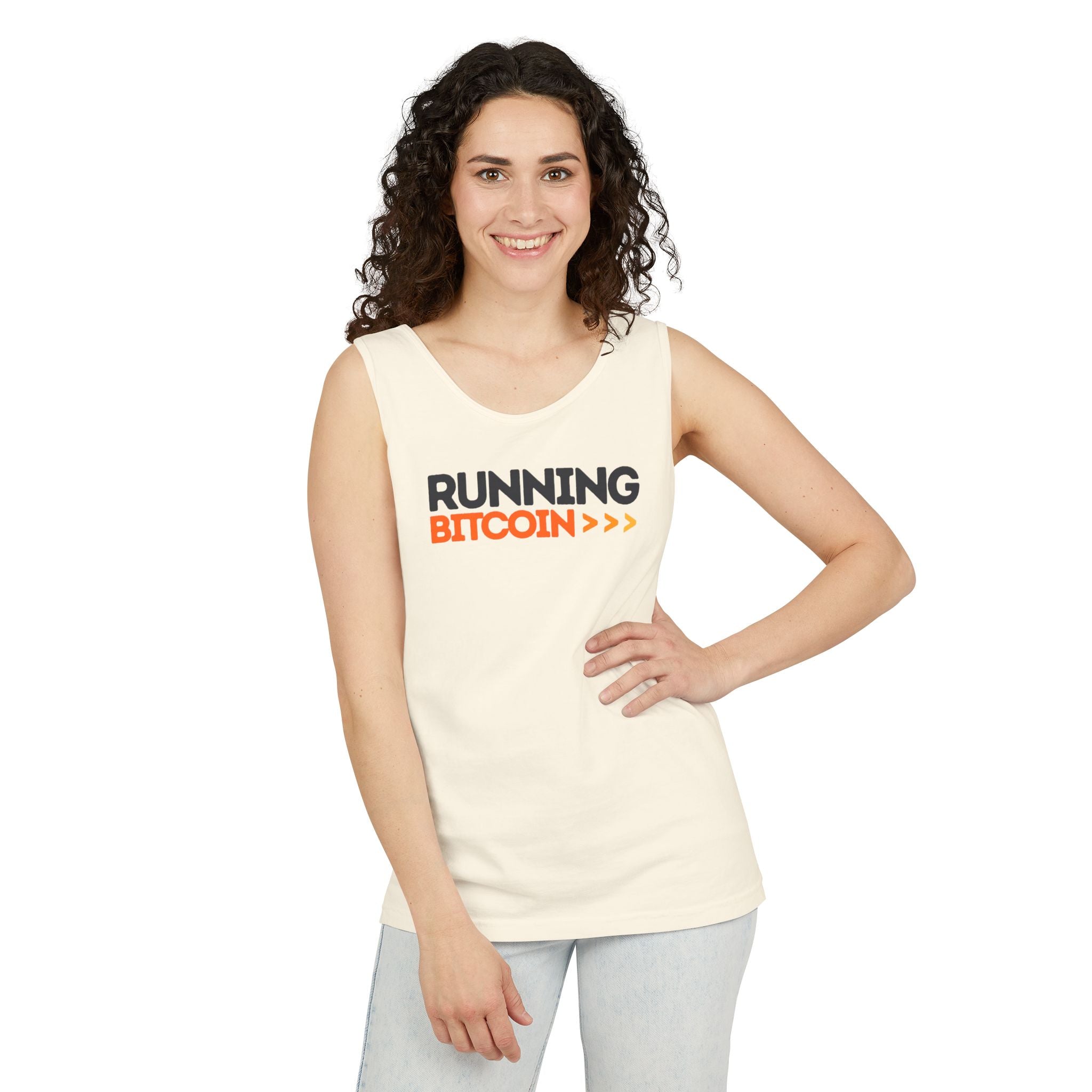 Running Bitcoin / Tank Top - The Orange Habit